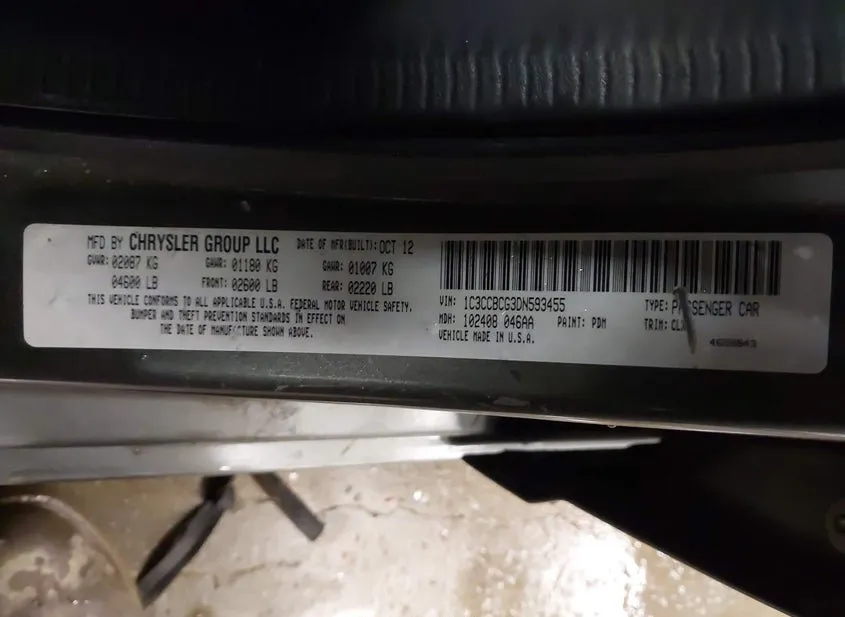 2013 CHRYSLER 200 Used VIN 1C3CCBCG3DN593455 – photo 12