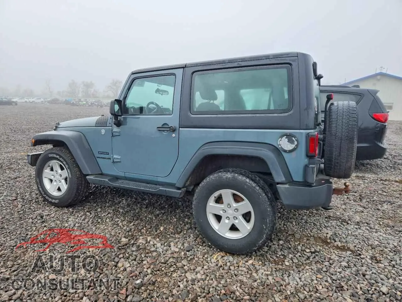 2015 JEEP WRANGLER Damaged VIN 1C4AJWAG7FL584422 – rear exterior
