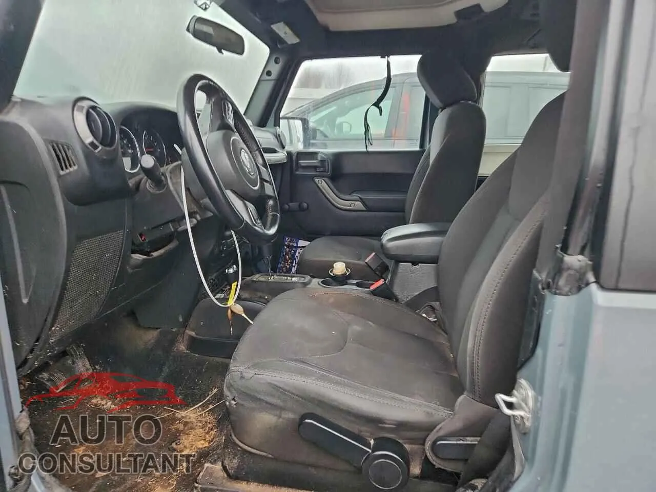 2015 JEEP WRANGLER Damaged VIN 1C4AJWAG7FL584422 – exterior detail