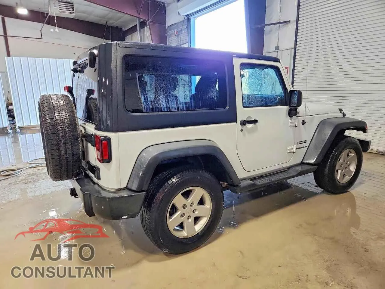 2017 JEEP WRANGLER Damaged VIN 1C4AJWAG7HL632147 – side profile