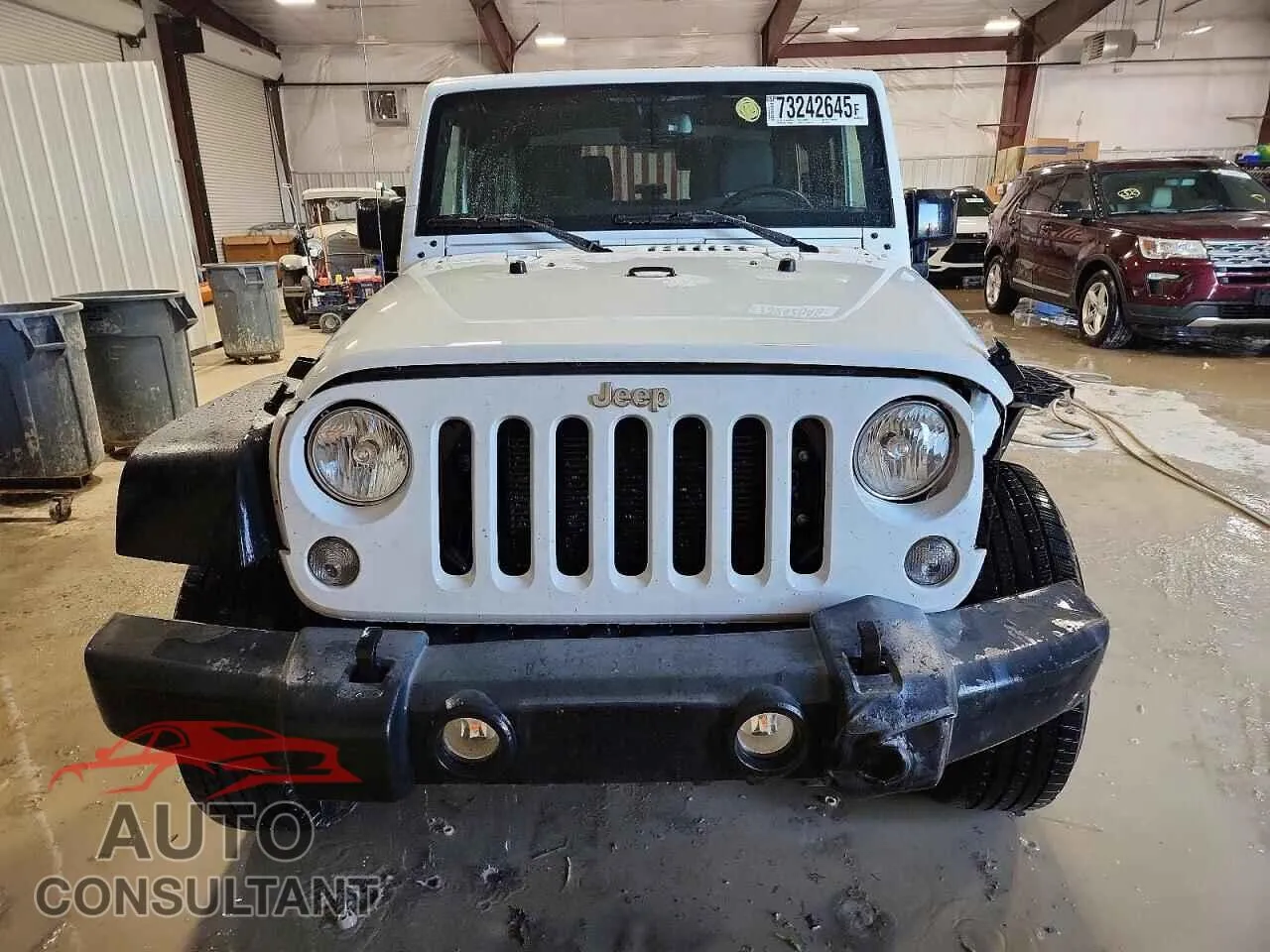 2017 JEEP WRANGLER Damaged VIN 1C4AJWAG7HL632147 – interior seats