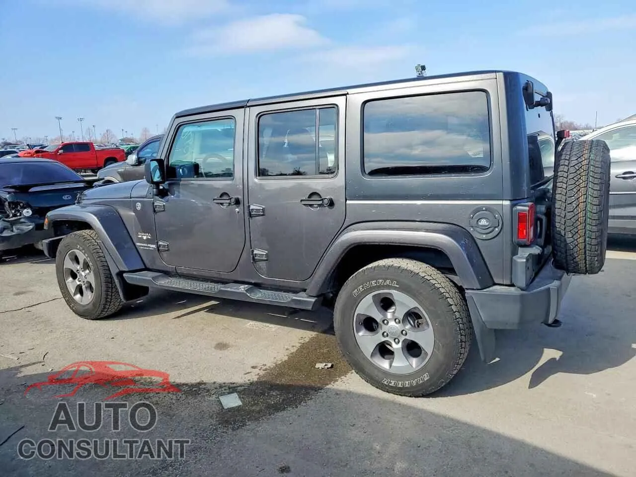2018 JEEP WRANGLER Damaged VIN 1C4BJWEG9JL936911 – rear exterior