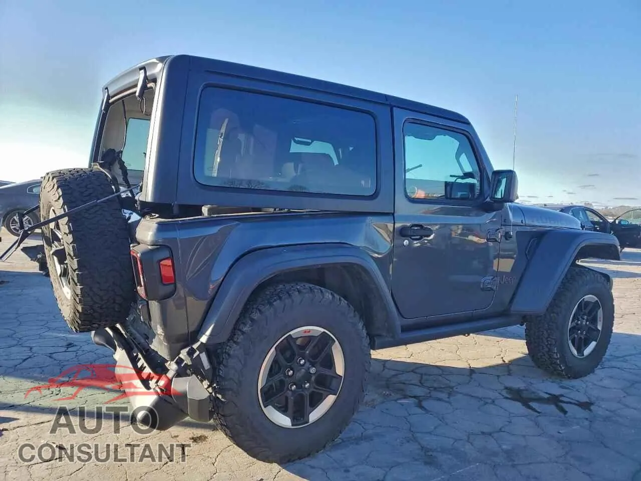 2020 JEEP WRANGLER Damaged VIN 1C4HJXCG2LW177166 – side profile