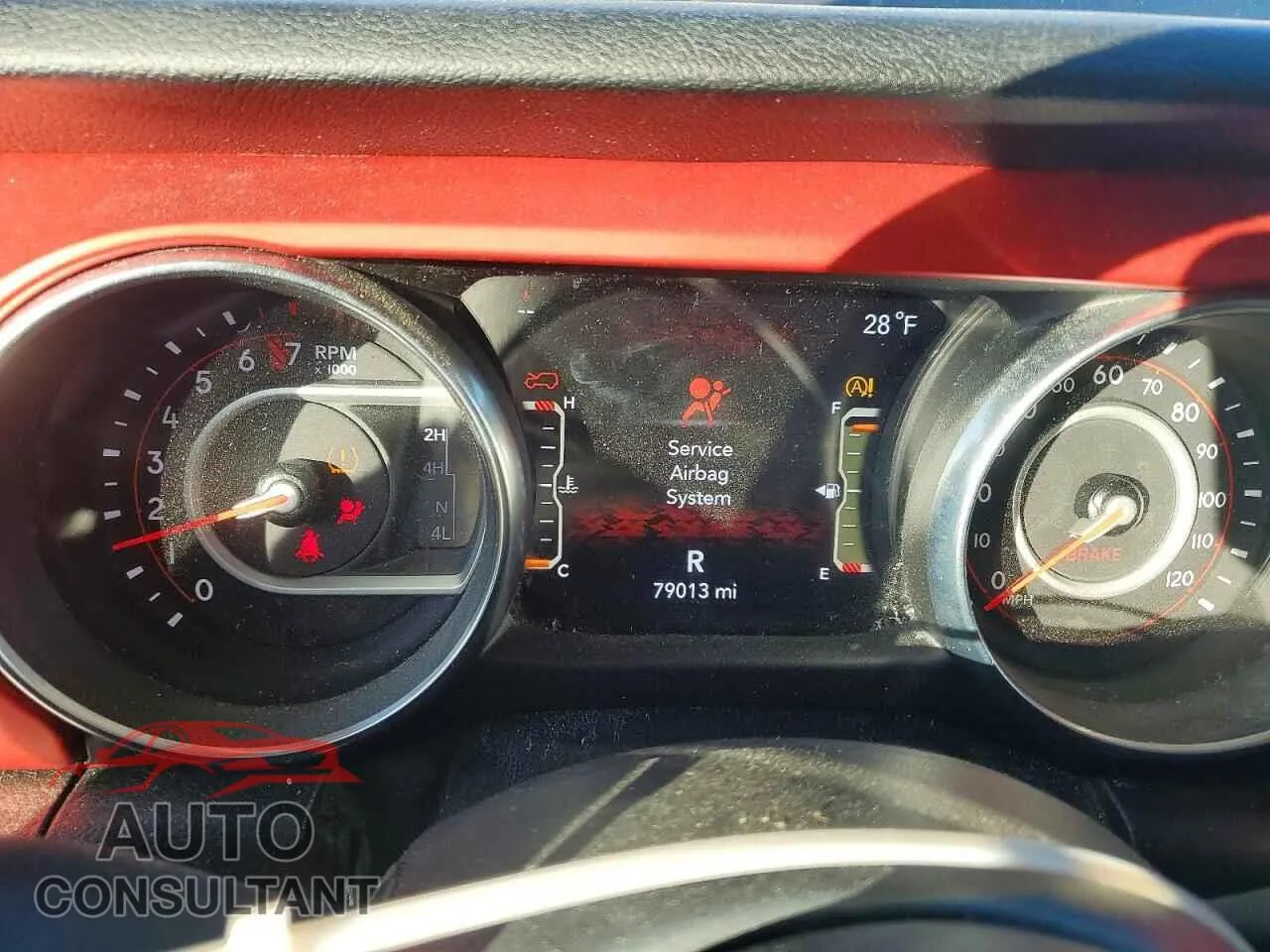 2020 JEEP WRANGLER Damaged VIN 1C4HJXCG2LW177166 – trunk area