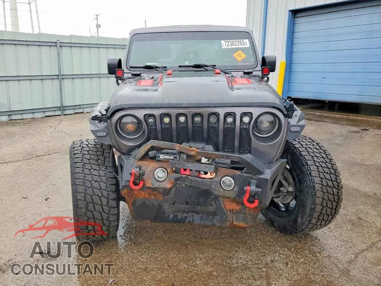 2018 JEEP WRANGLER Damaged VIN 1C4HJXDG7JW152811 – interior seats