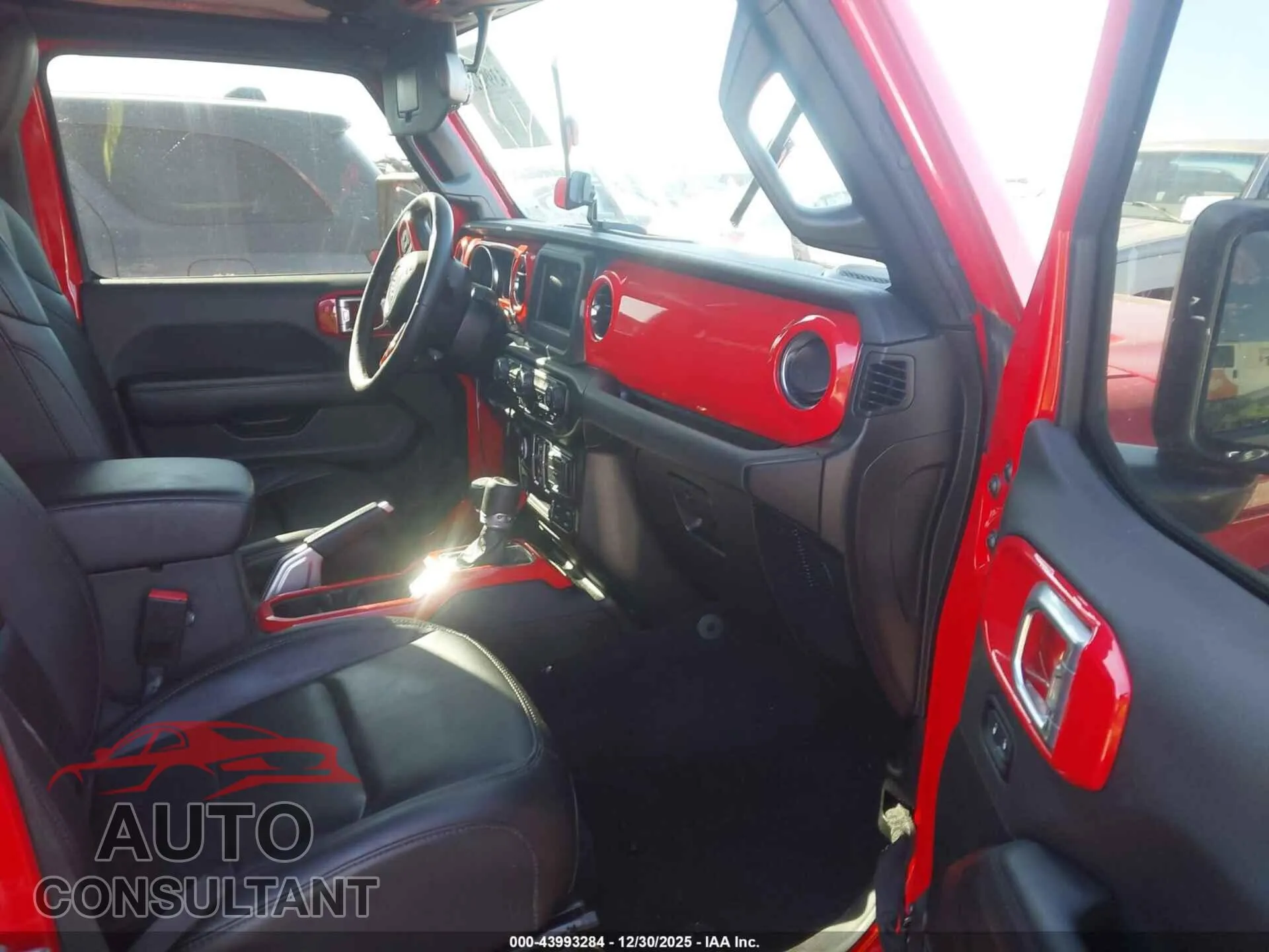 2021 JEEP WRANGLER UNLIMITED Damaged VIN 1C4HJXEG0MW739824 – interior seats