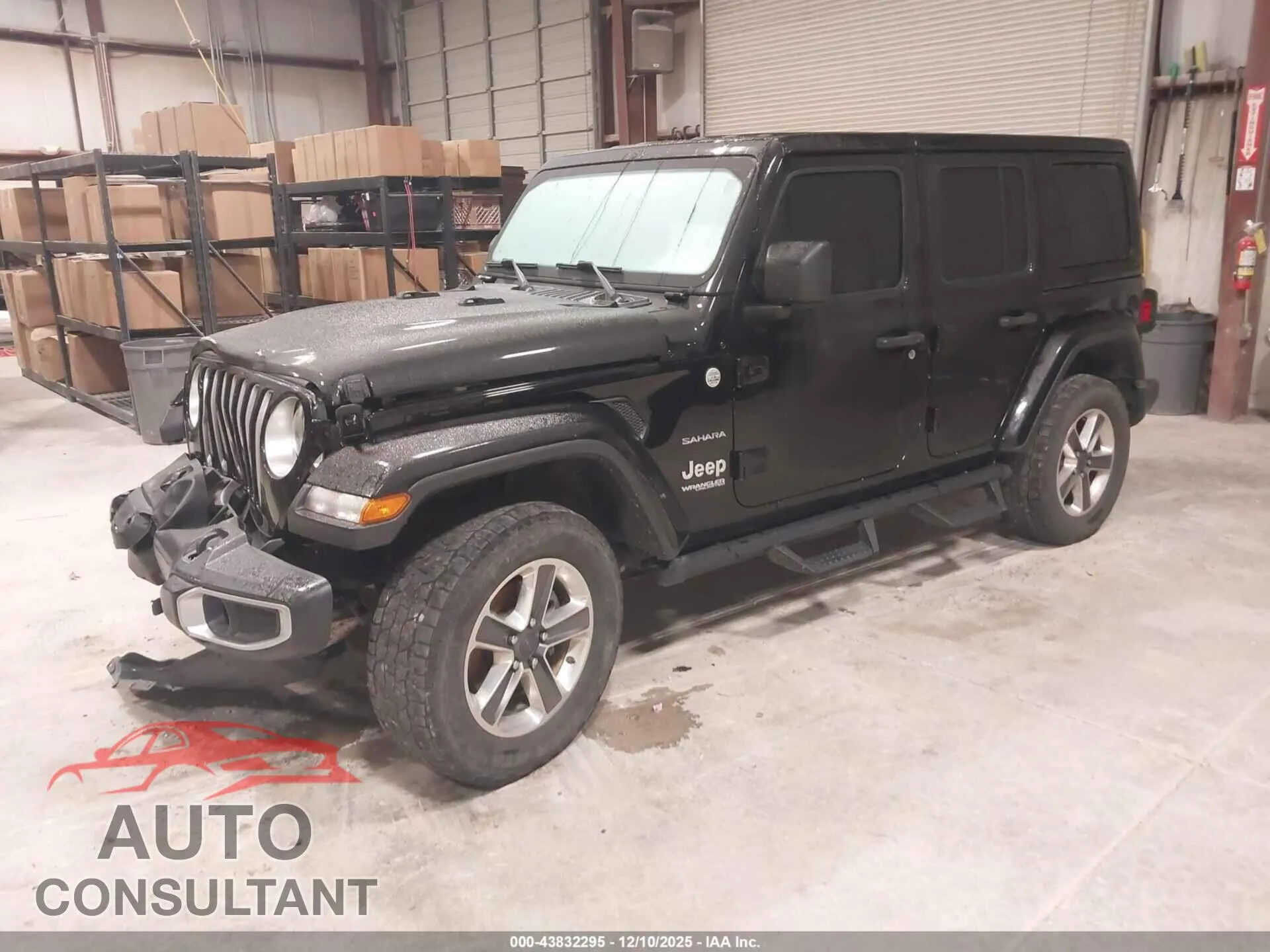2018 JEEP WRANGLER UNLIMITED Damaged VIN 1C4HJXEG5JW105050 – rear exterior