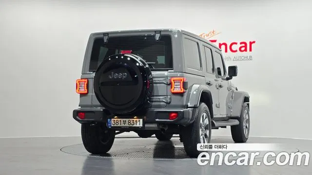 2023 Jeep Wrangler (JL) 2.0 Overland Power Top 4Door Sold VIN 1C4HJXEN5PW517766 – trunk area