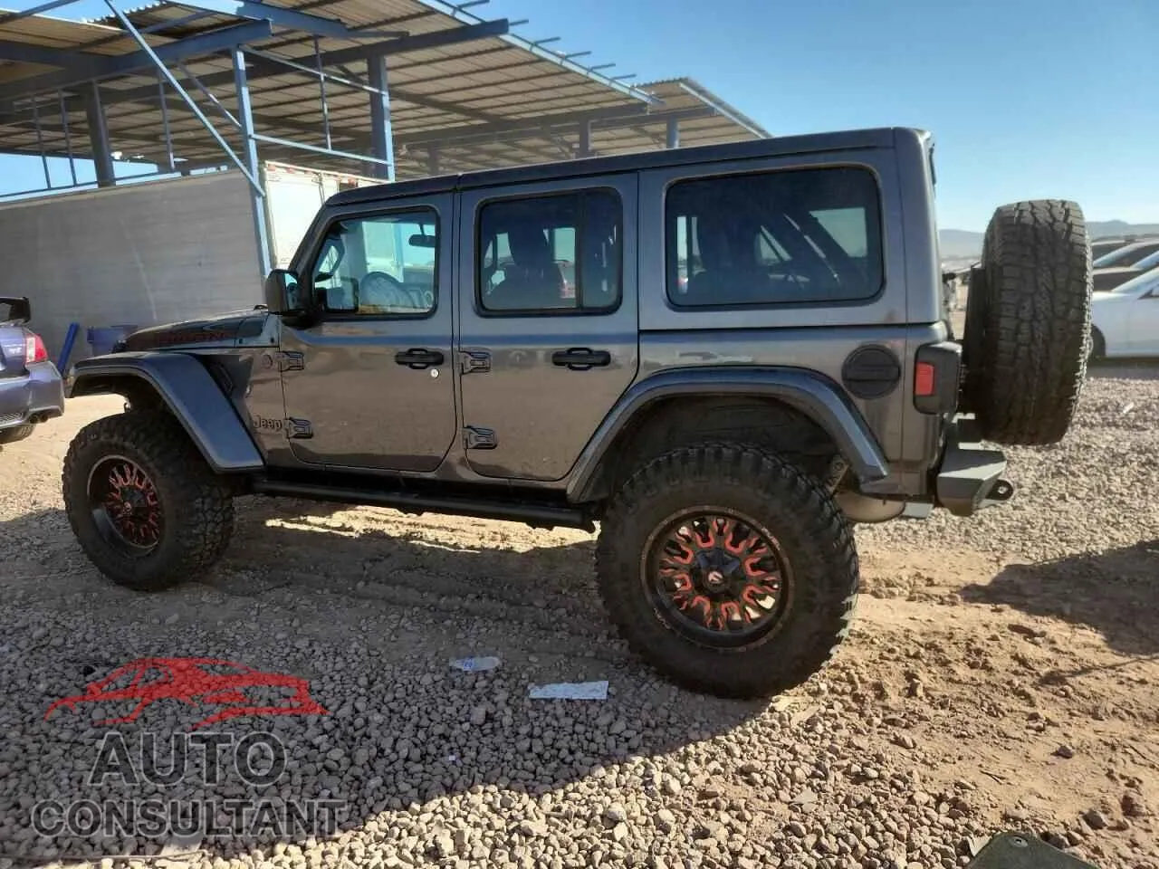 2018 JEEP WRANGLER Damaged VIN 1C4HJXFG6JW148276 – rear exterior