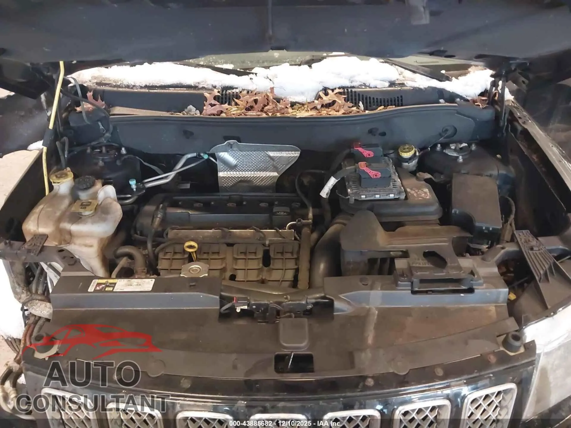 2014 JEEP COMPASS Damaged VIN 1C4NJCEA4ED780087 – odometer reading