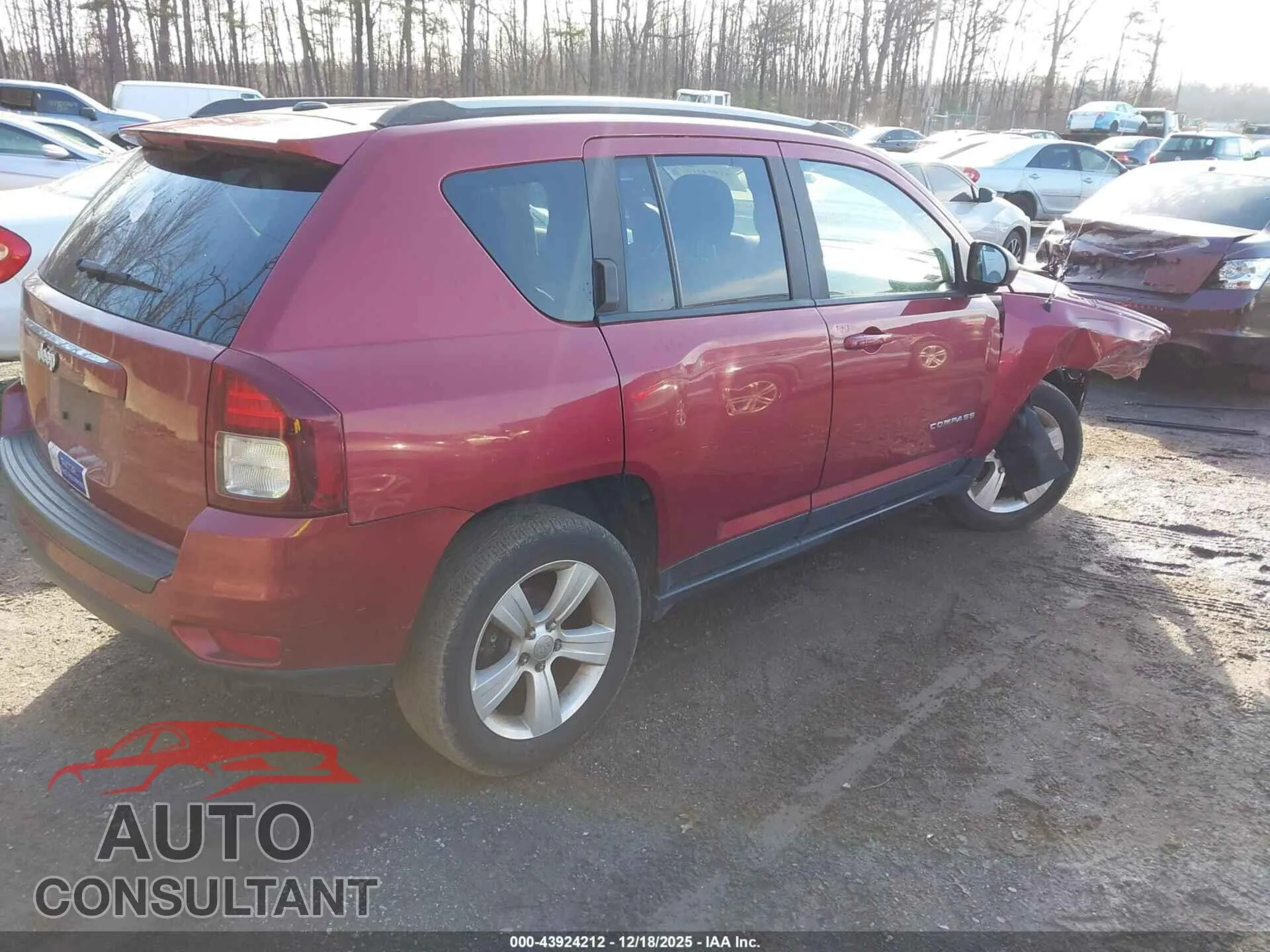 2017 JEEP COMPASS Damaged VIN 1C4NJDBB2HD144565 – dashboard