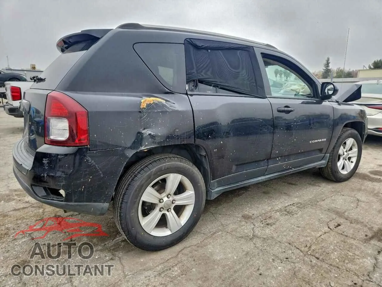 2016 JEEP COMPASS Damaged VIN 1C4NJDBB5GD520982 – side profile