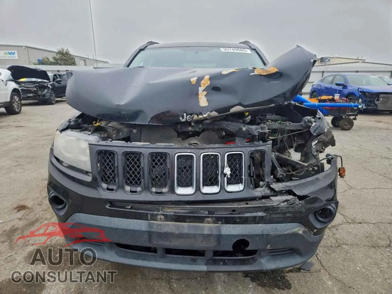 2016 JEEP COMPASS Damaged VIN 1C4NJDBB5GD520982 – interior seats