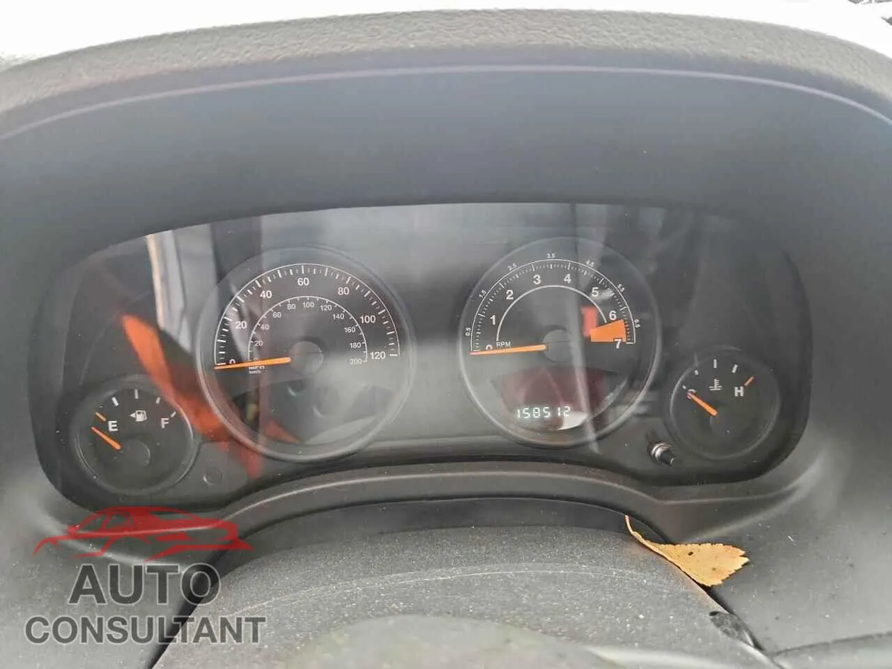 2016 JEEP COMPASS Damaged VIN 1C4NJDBB5GD520982 – trunk area