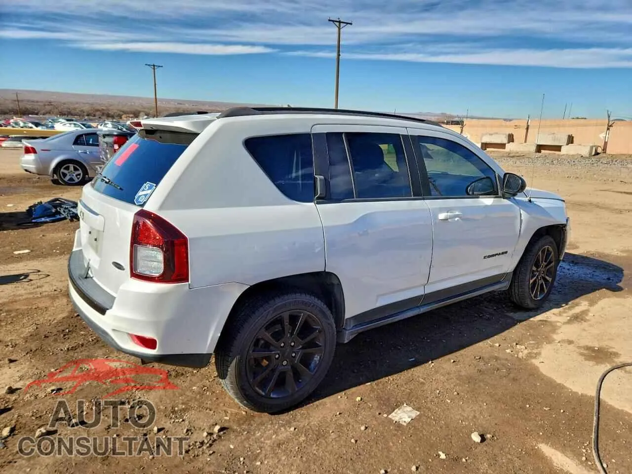 2015 JEEP COMPASS Damaged VIN 1C4NJDBB9FD169900 – side profile