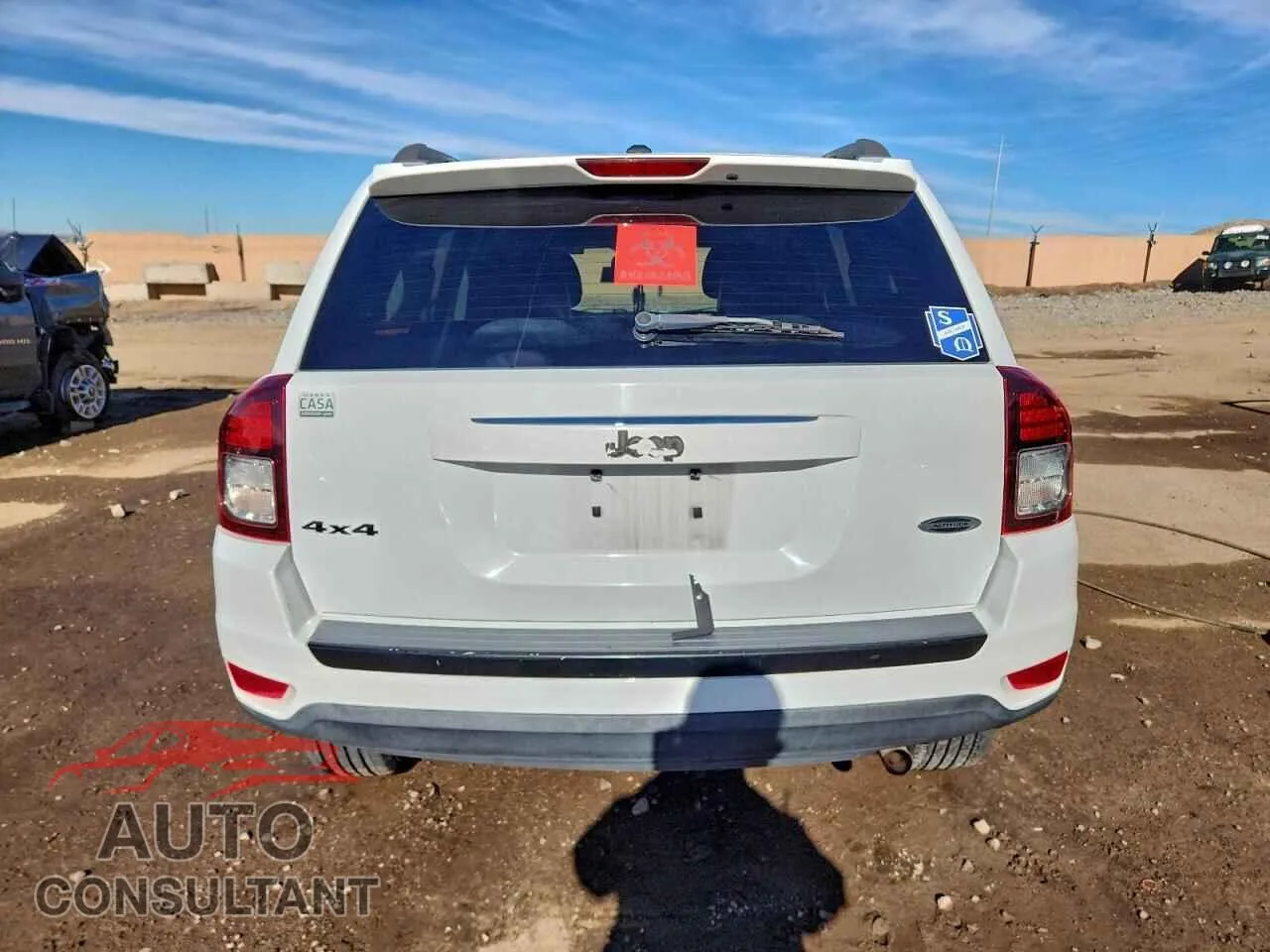 2015 JEEP COMPASS Damaged VIN 1C4NJDBB9FD169900 – engine bay
