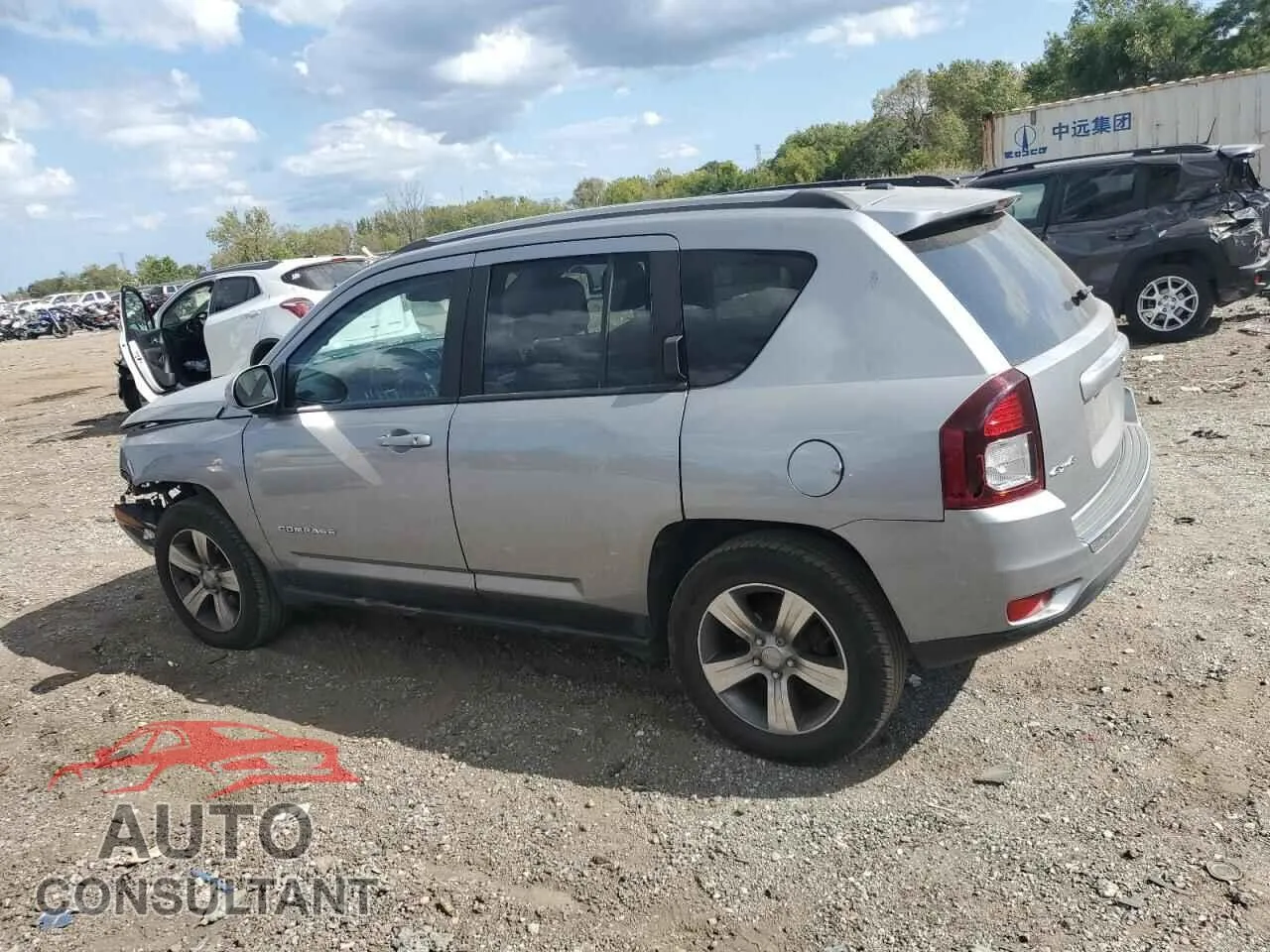2017 JEEP COMPASS Damaged VIN 1C4NJDEB8HD178392 – rear exterior