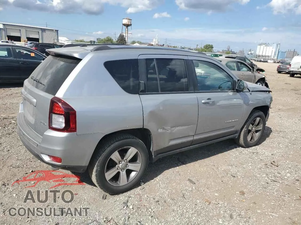 2017 JEEP COMPASS Damaged VIN 1C4NJDEB8HD178392 – side profile