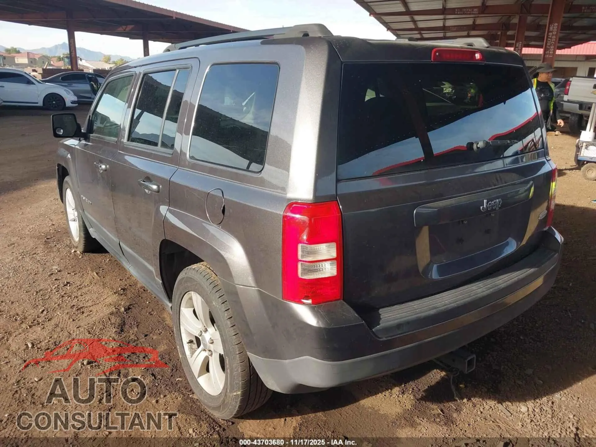 2016 JEEP PATRIOT Damaged VIN 1C4NJPFA2GD719586 – side profile