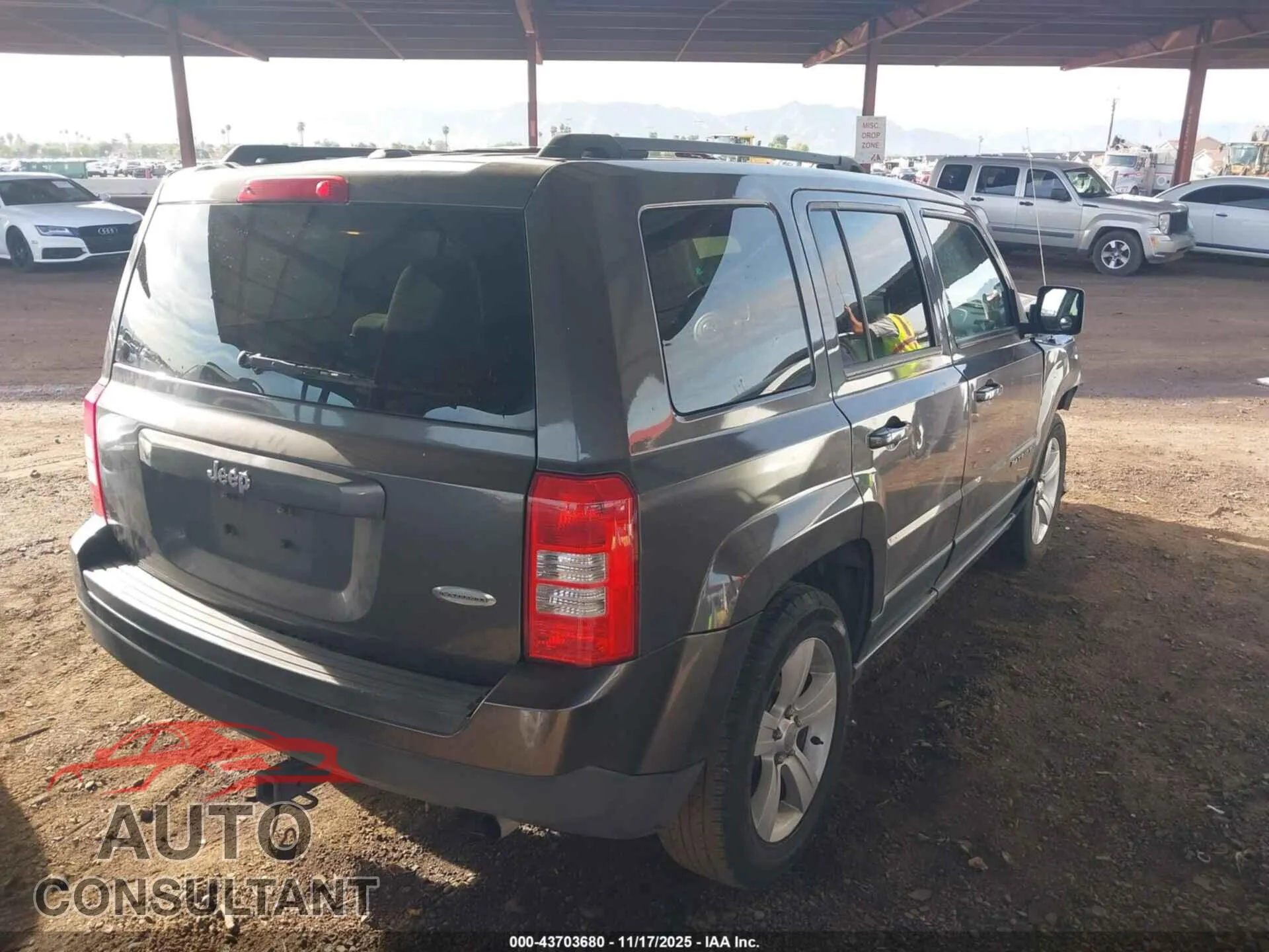 2016 JEEP PATRIOT Damaged VIN 1C4NJPFA2GD719586 – dashboard