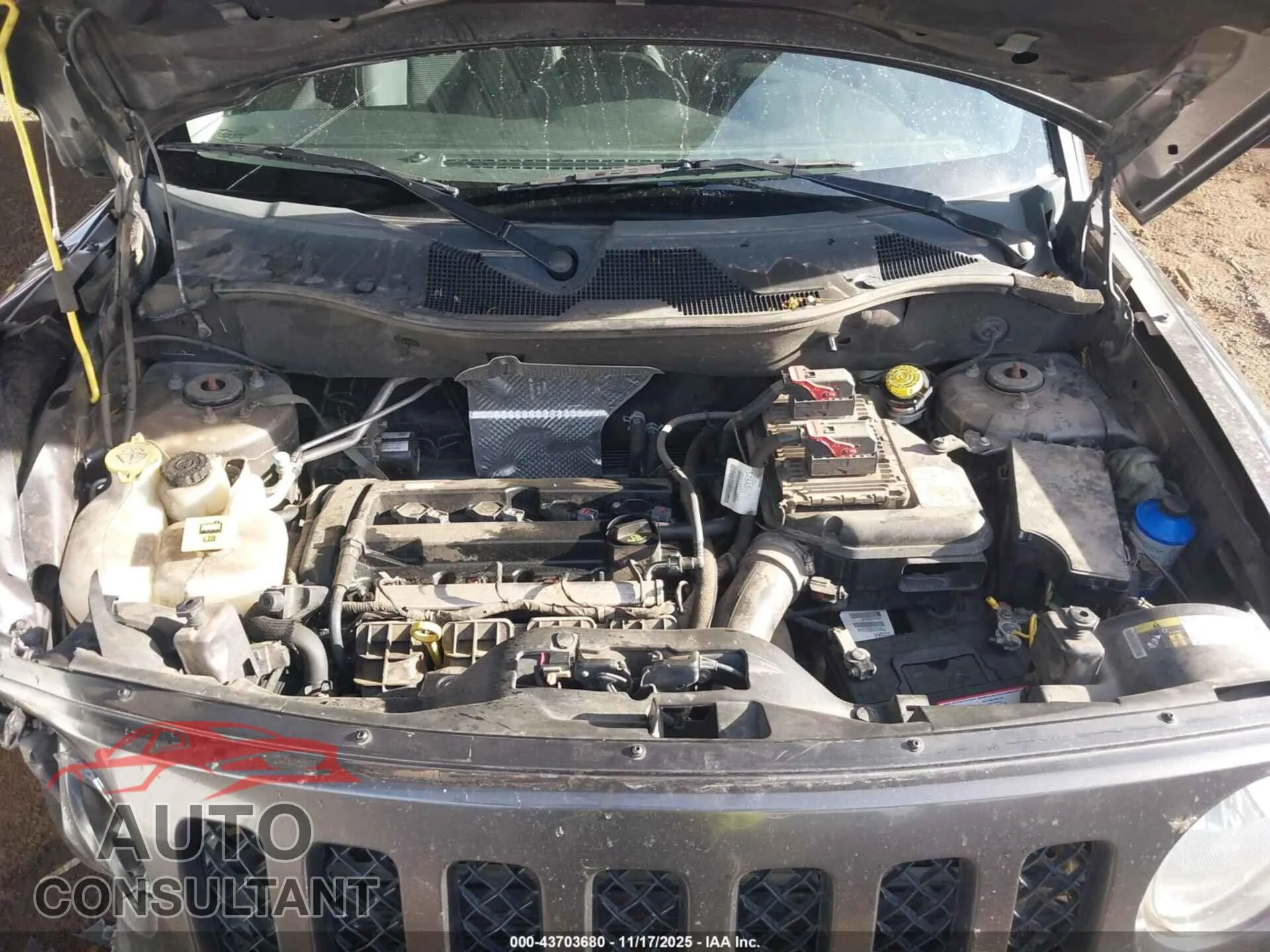2016 JEEP PATRIOT Damaged VIN 1C4NJPFA2GD719586 – odometer reading