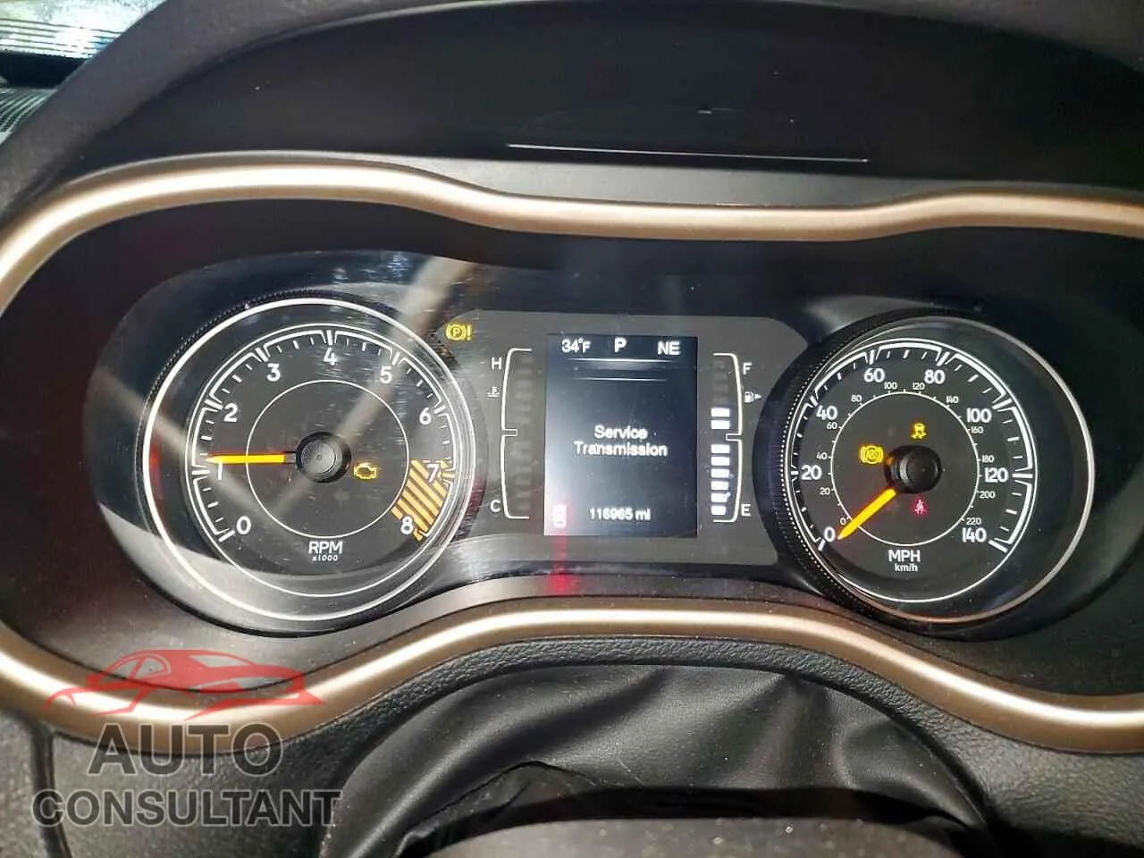 2015 JEEP GRAND CHER Damaged VIN 1C4PJMCSXFW512886 – trunk area