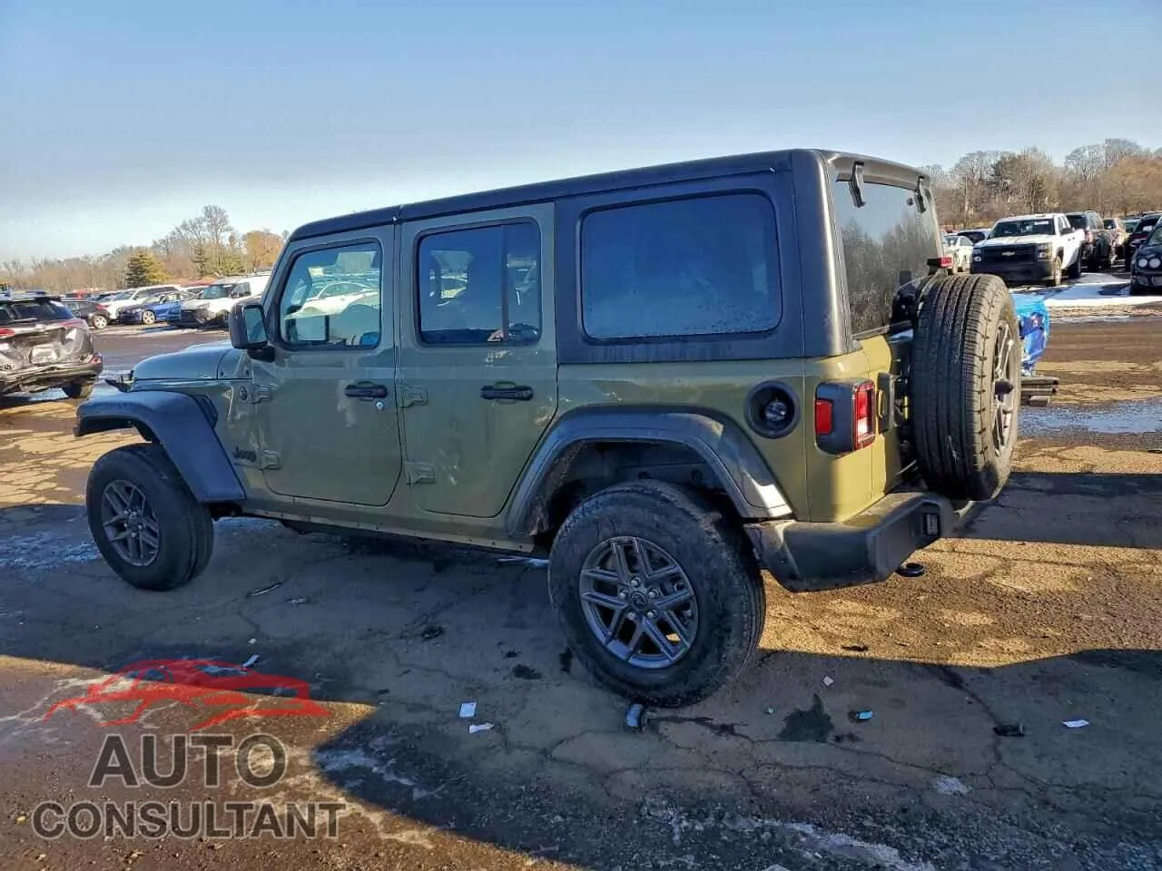 2025 JEEP WRANGLER Damaged VIN 1C4PJXDG7SW543535 – rear exterior