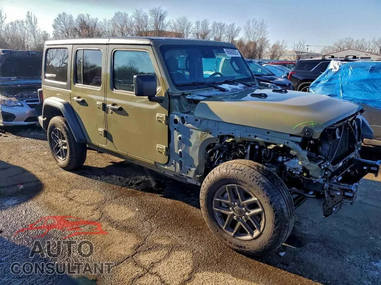 2025 JEEP WRANGLER Damaged VIN 1C4PJXDG7SW543535 – dashboard