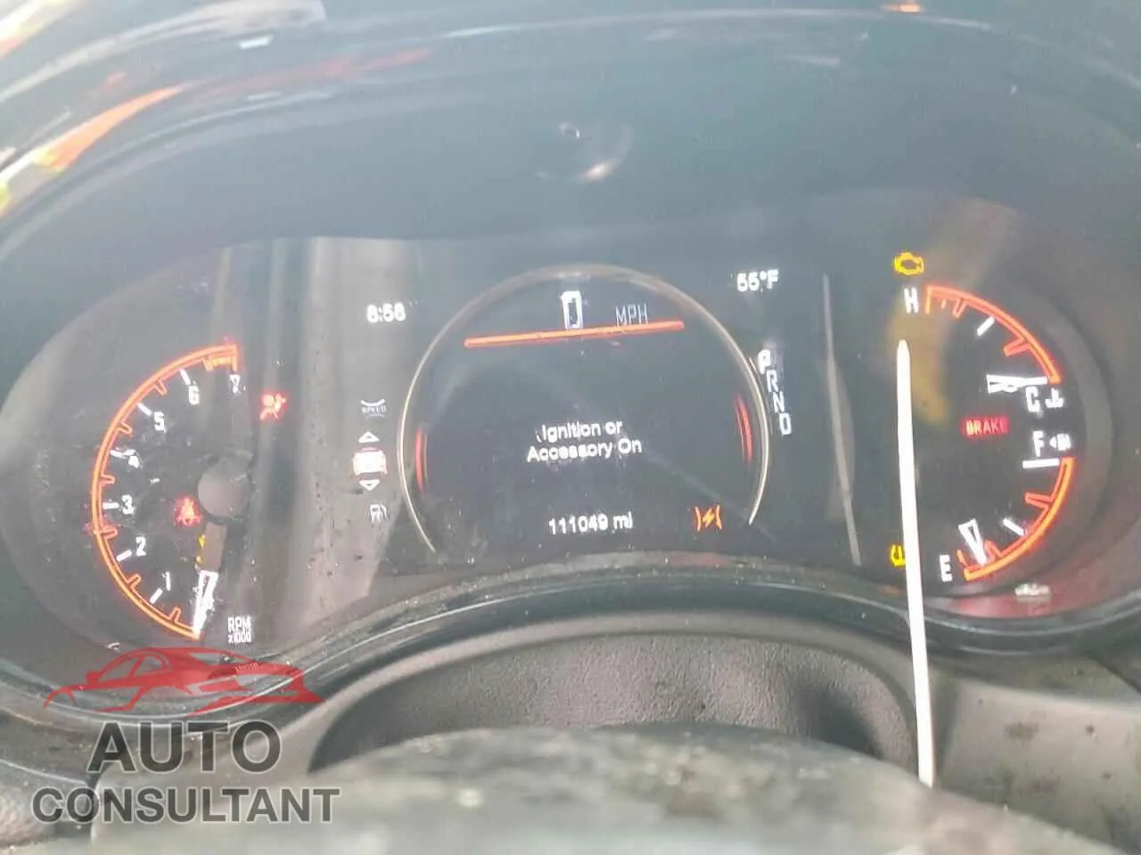 2021 DODGE DURANGO Damaged VIN 1C4RDHDG0MC799204 – trunk area
