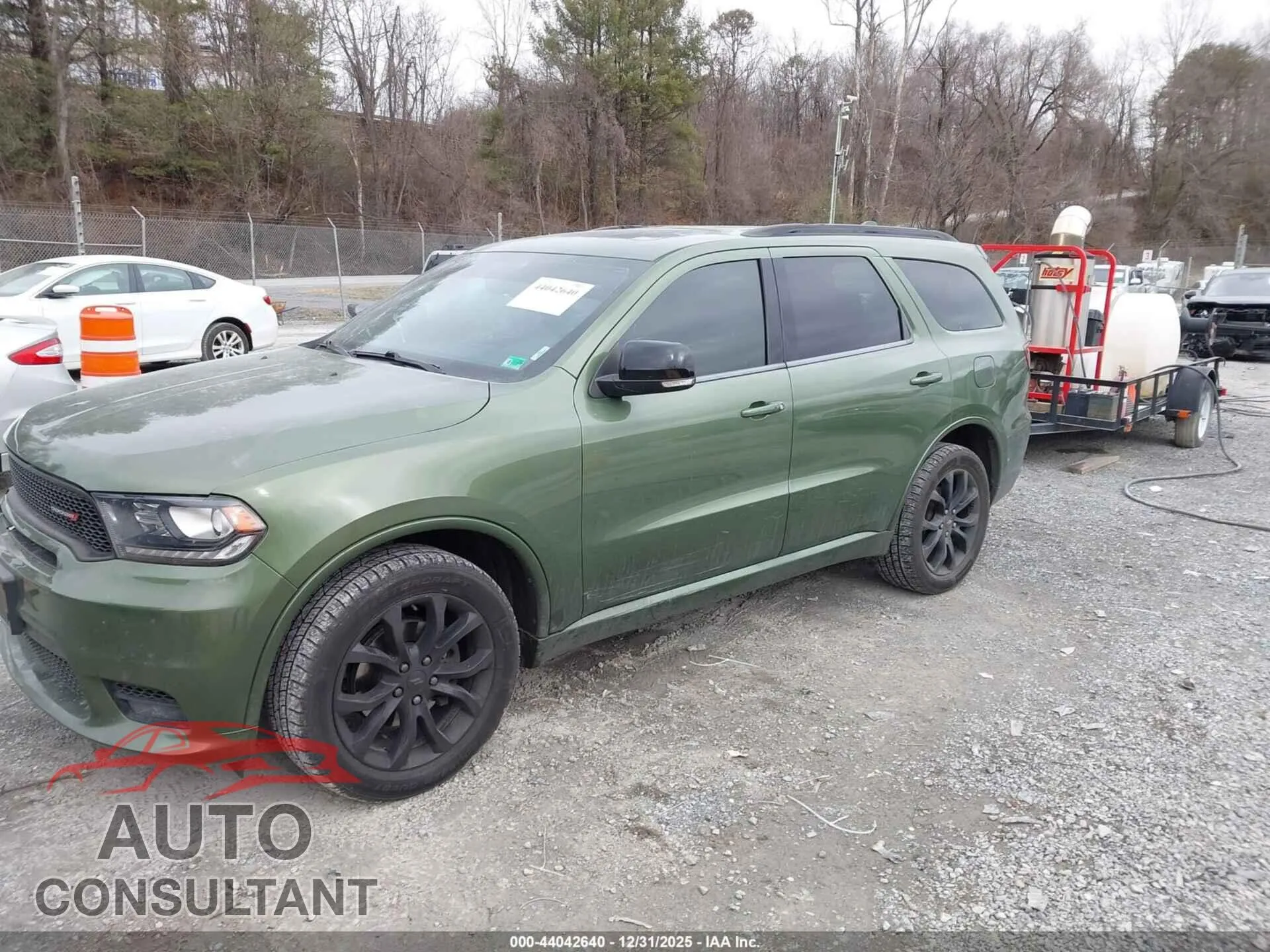2020 DODGE DURANGO Damaged VIN 1C4RDJDG1LC142661 – rear exterior