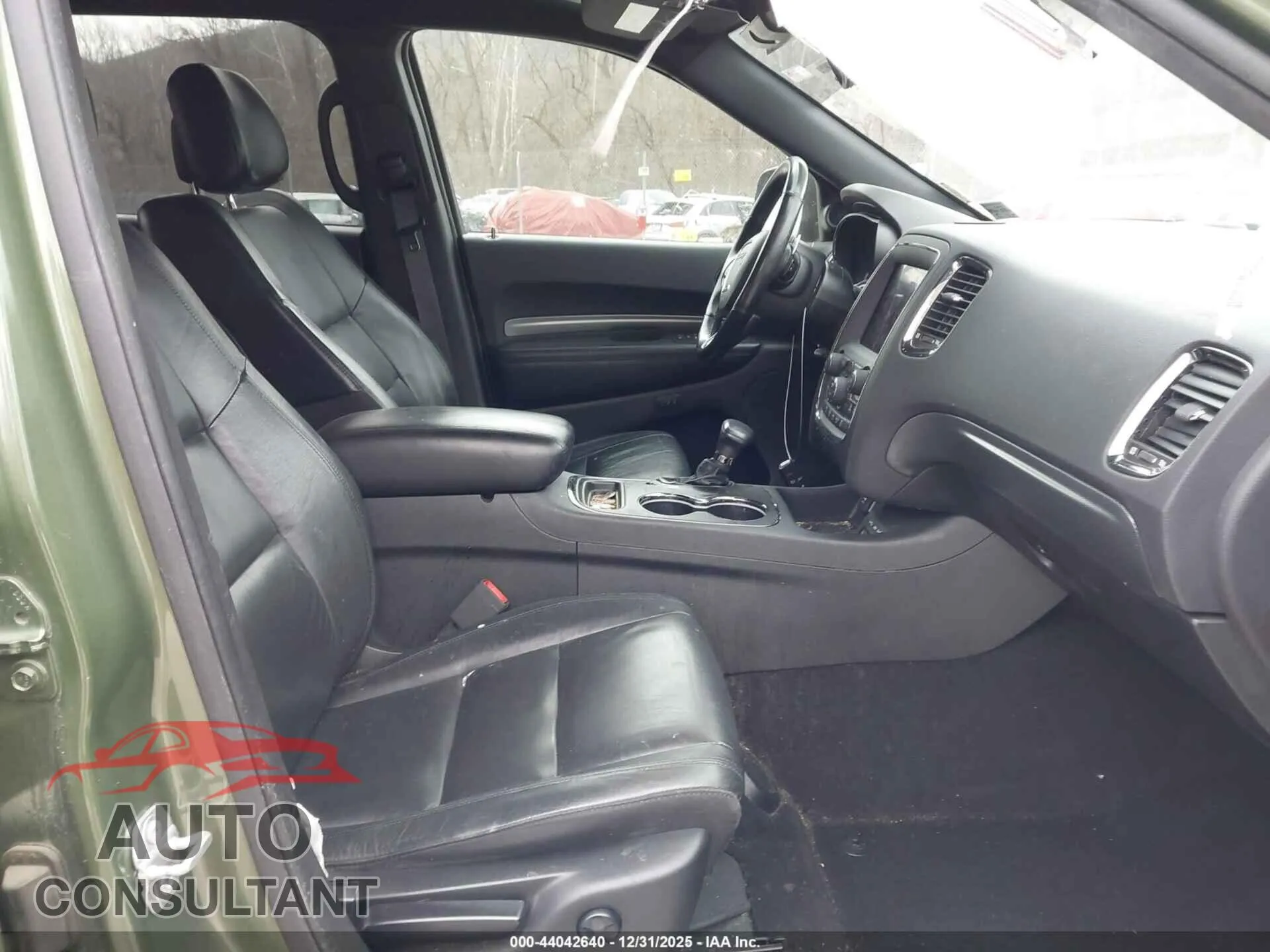 2020 DODGE DURANGO Damaged VIN 1C4RDJDG1LC142661 – interior seats