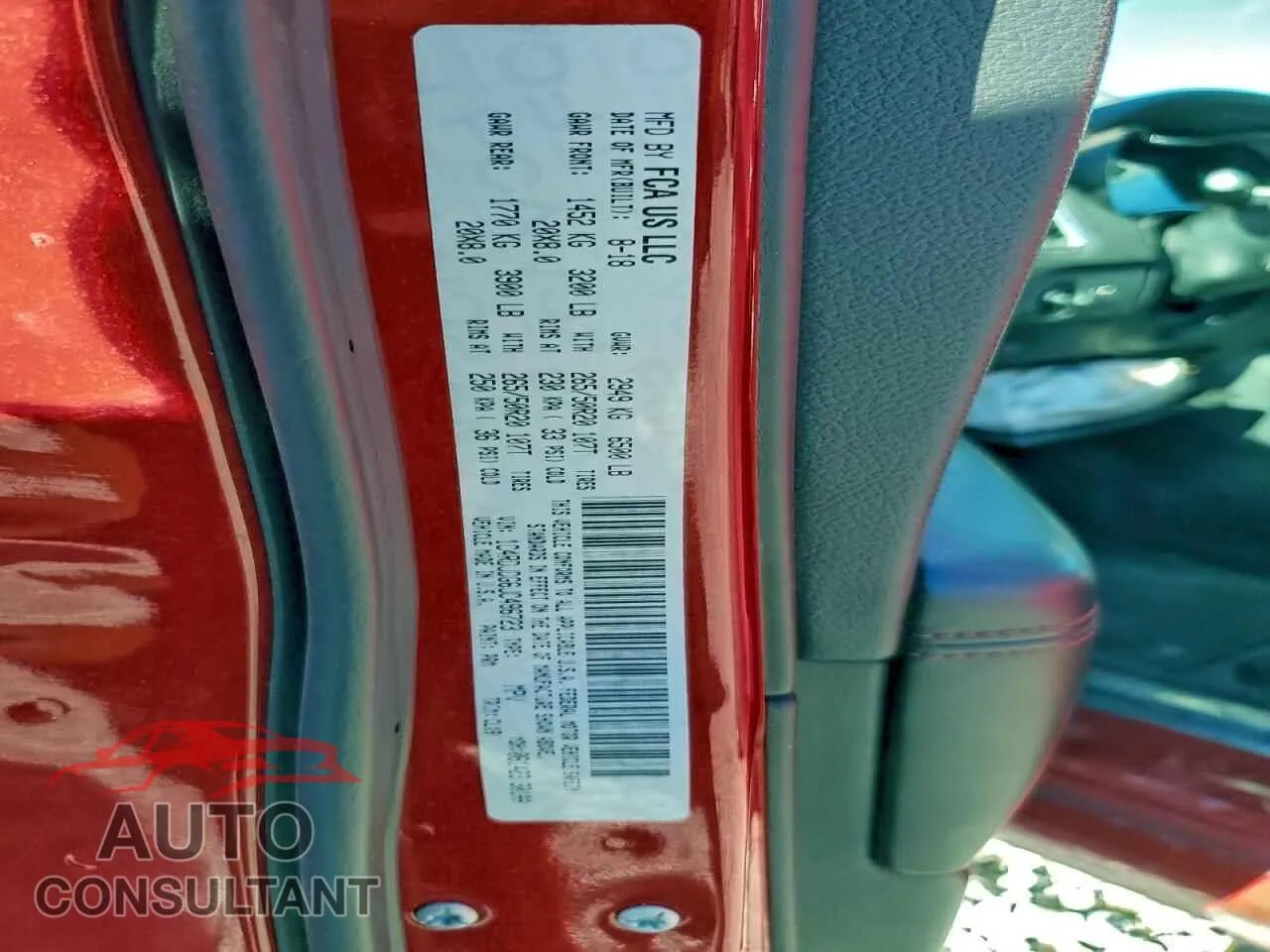 2018 DODGE DURANGO Damaged VIN 1C4RDJDG6JC496723 – photo 13