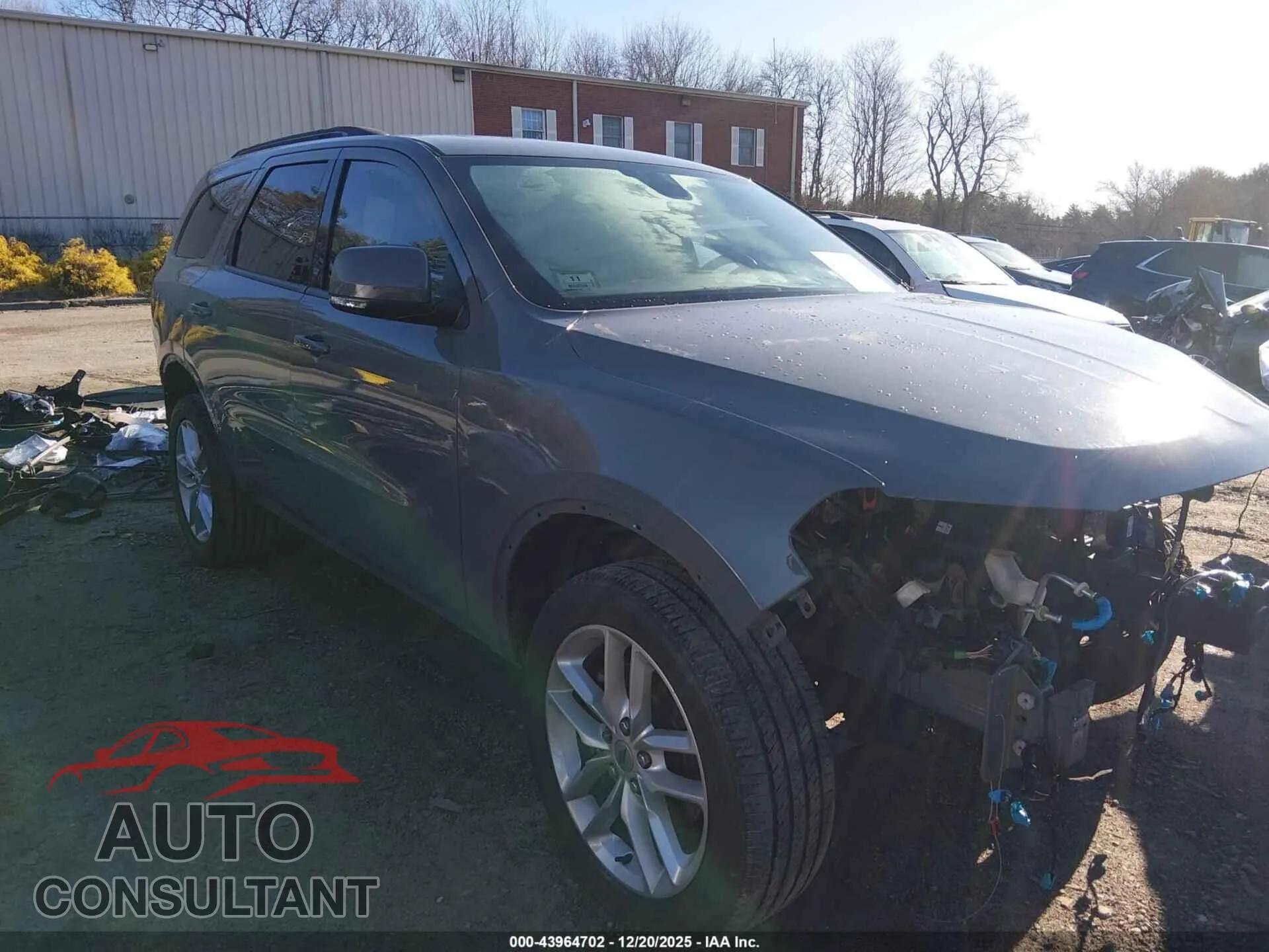 2021 DODGE DURANGO VIN 1C4RDJDG7MC831797