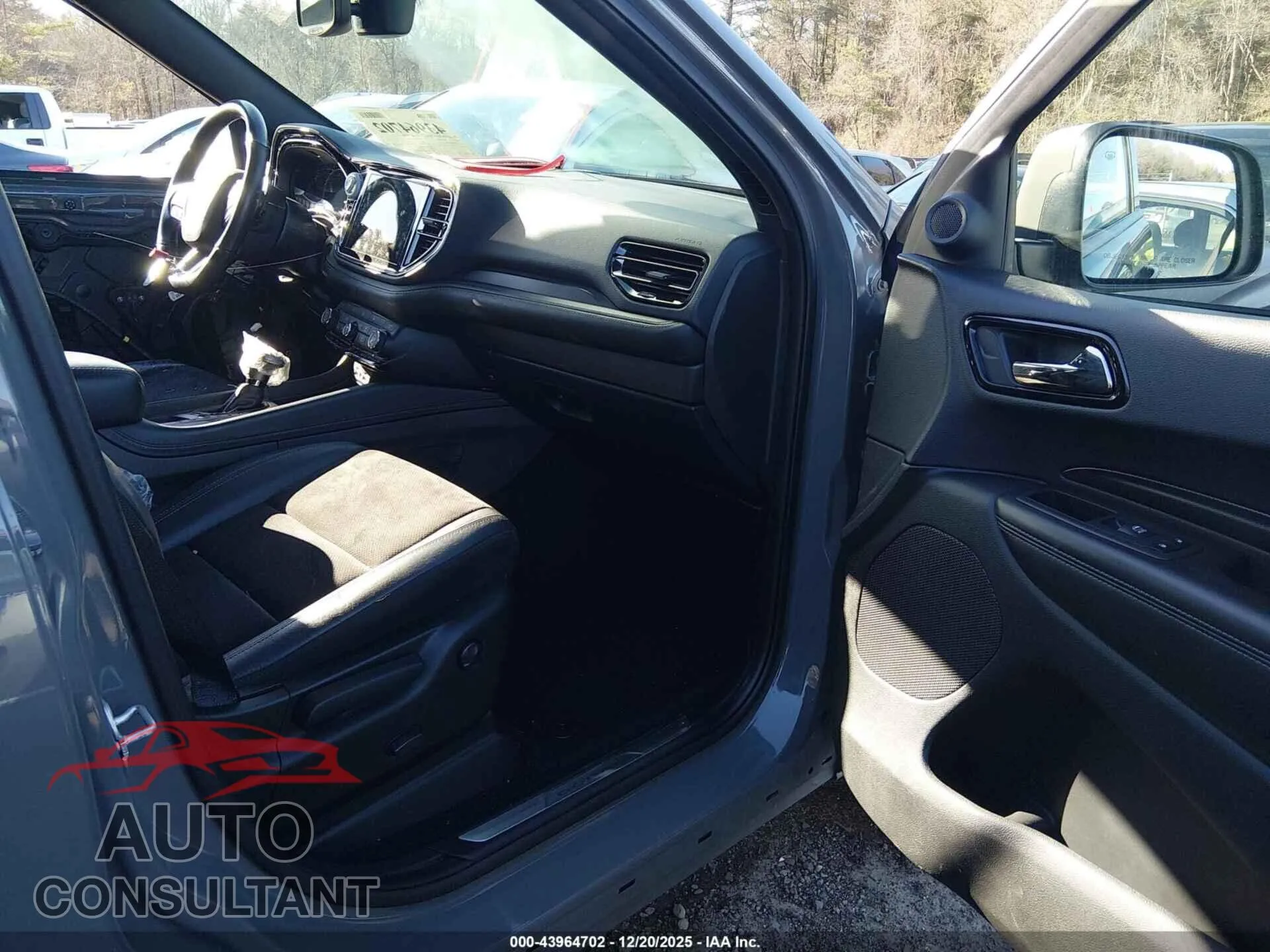 2021 DODGE DURANGO Damaged VIN 1C4RDJDG7MC831797 – interior seats