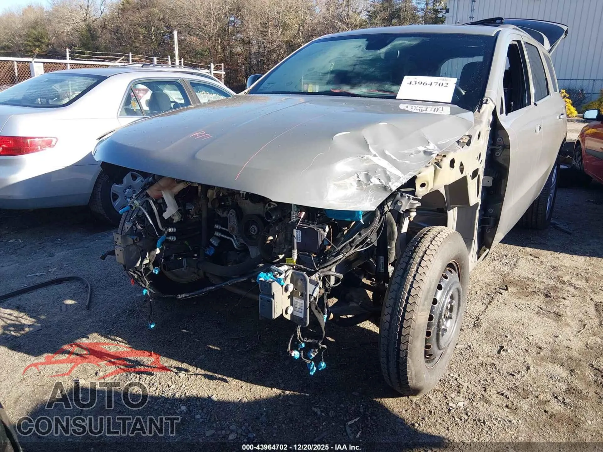 2021 DODGE DURANGO Damaged VIN 1C4RDJDG7MC831797 – engine bay