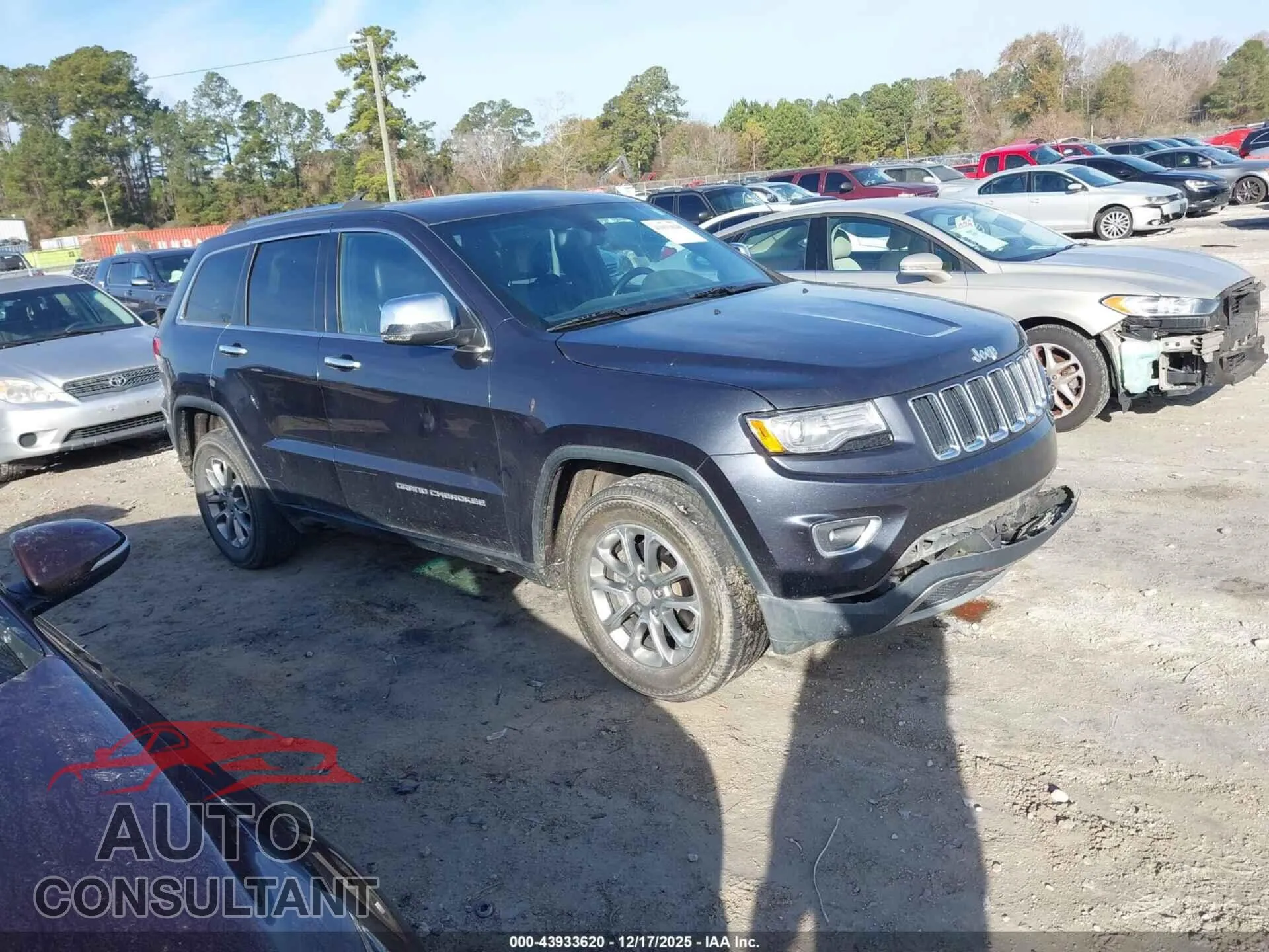 2016 JEEP GRAND CHEROKEE VIN 1C4RJEBG8GC329193