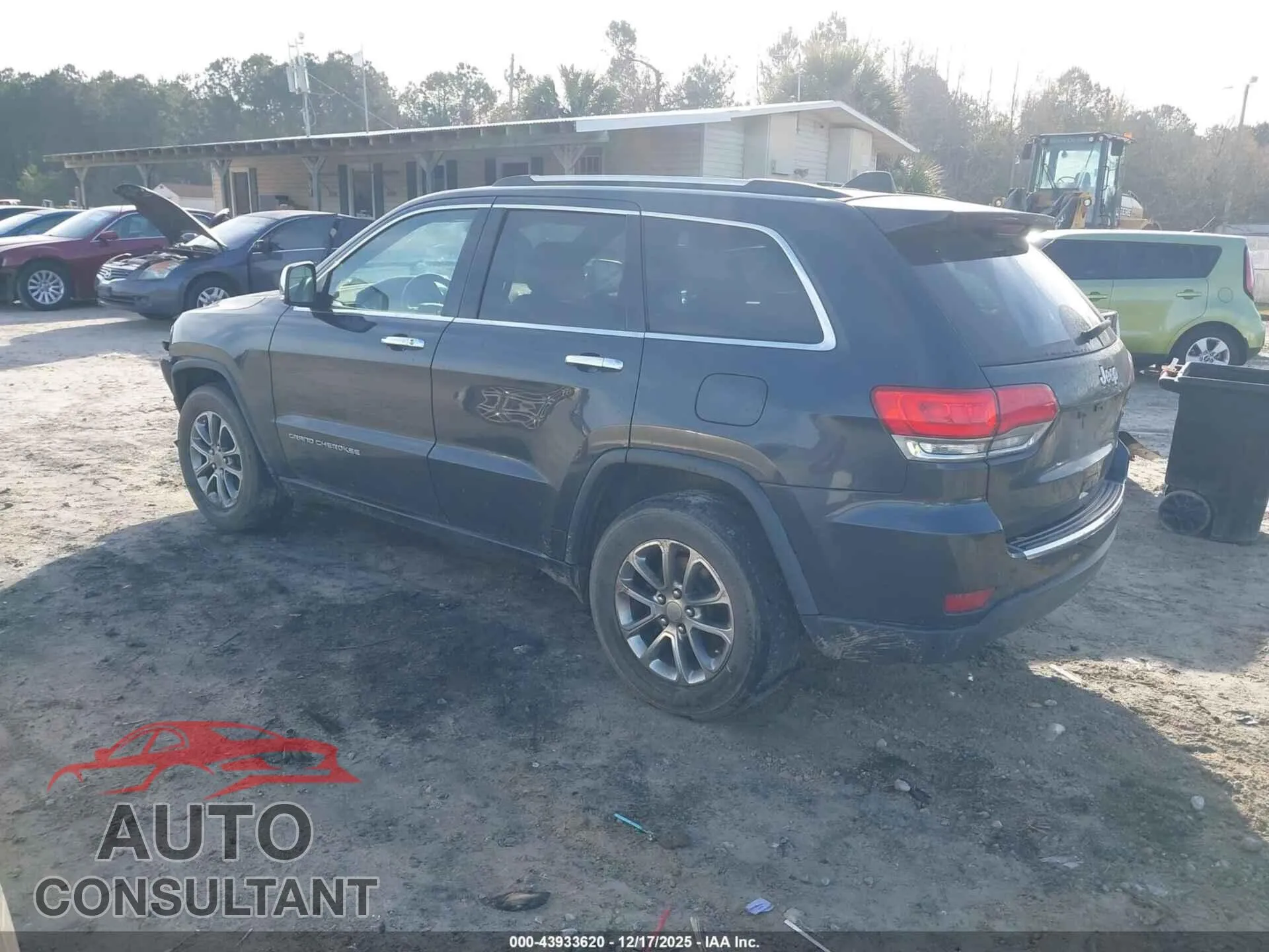 2016 JEEP GRAND CHEROKEE Damaged VIN 1C4RJEBG8GC329193 – side profile