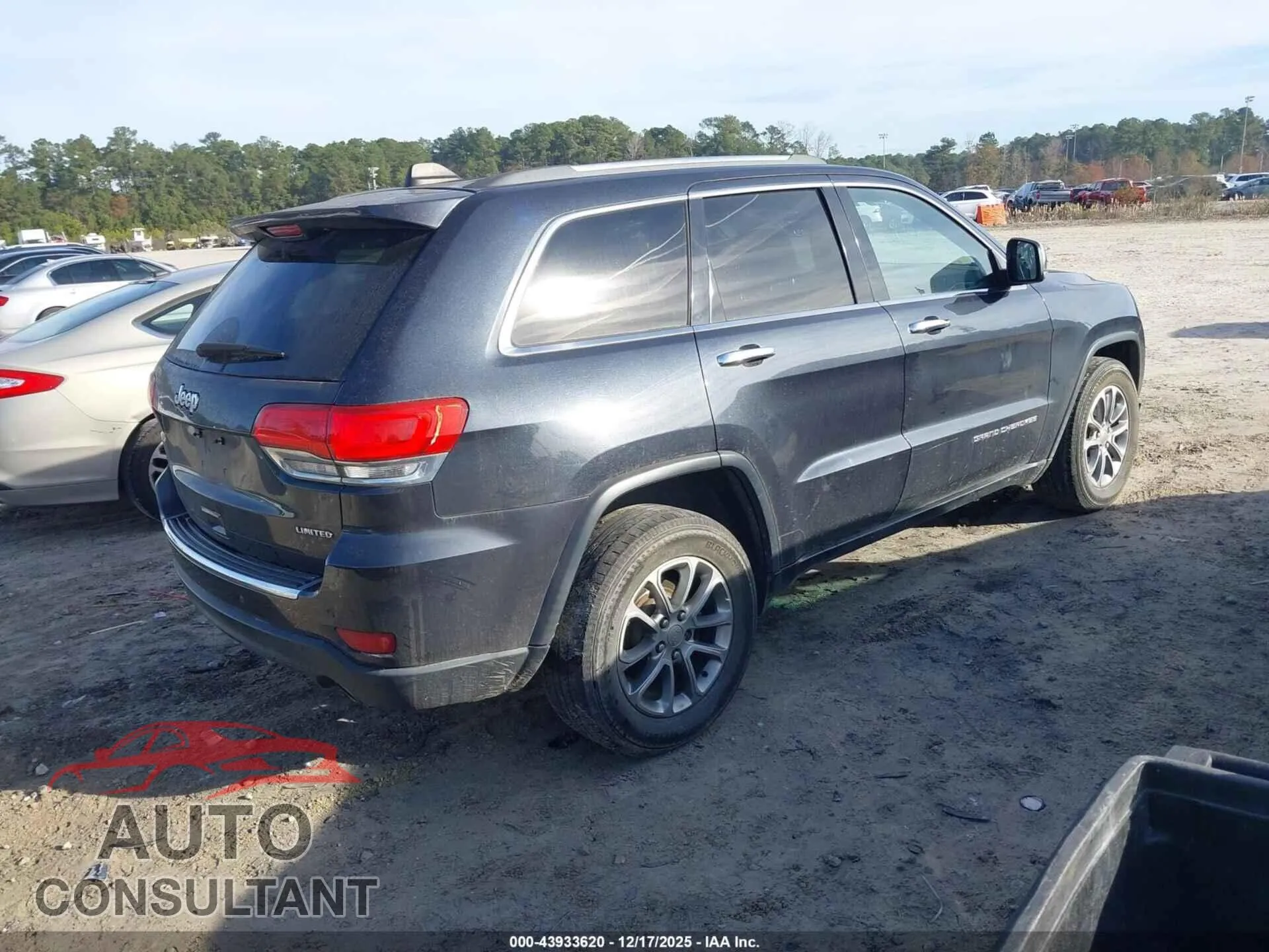 2016 JEEP GRAND CHEROKEE Damaged VIN 1C4RJEBG8GC329193 – dashboard