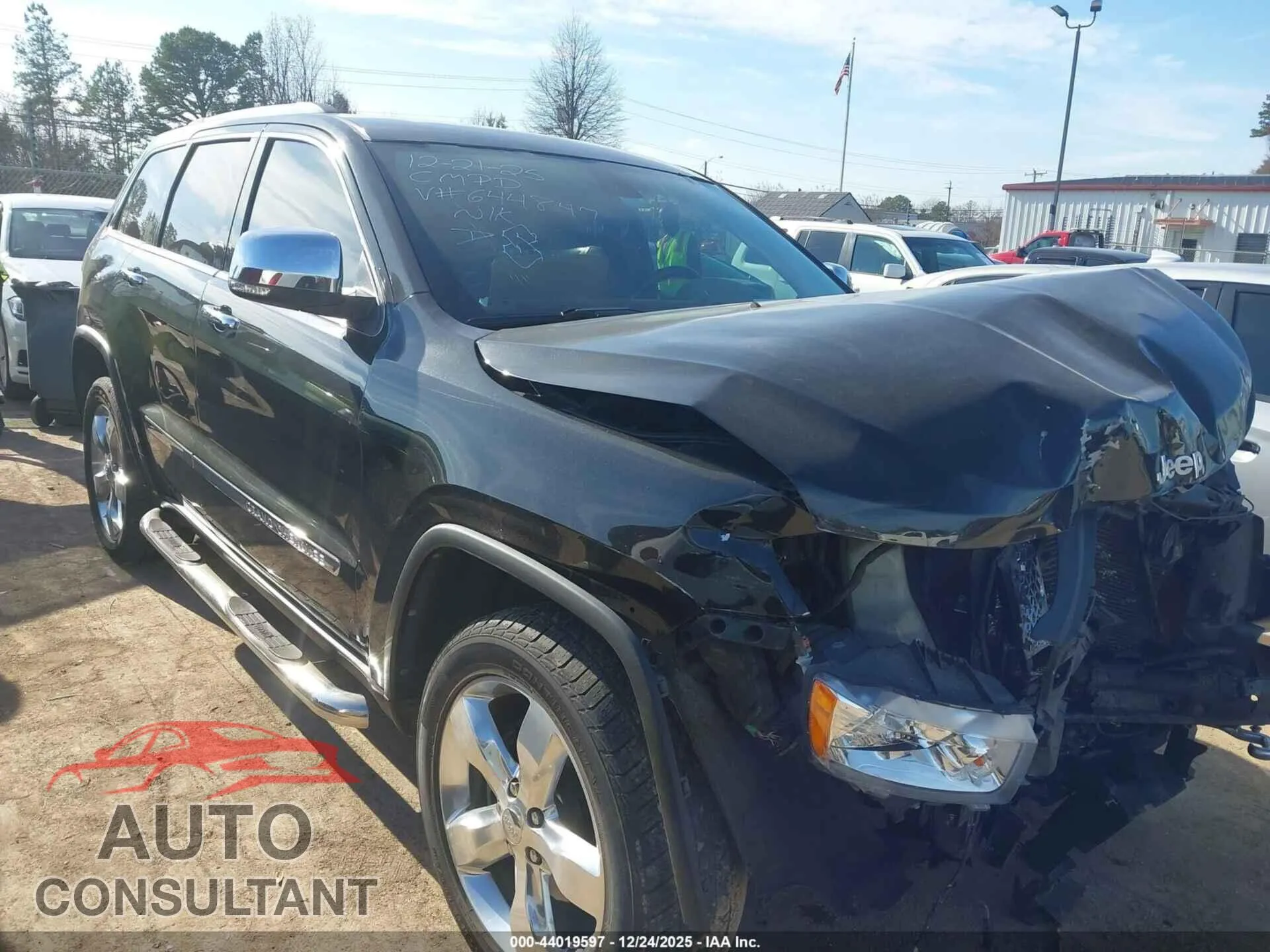 2013 JEEP GRAND CHEROKEE VIN 1C4RJECT5DC644847