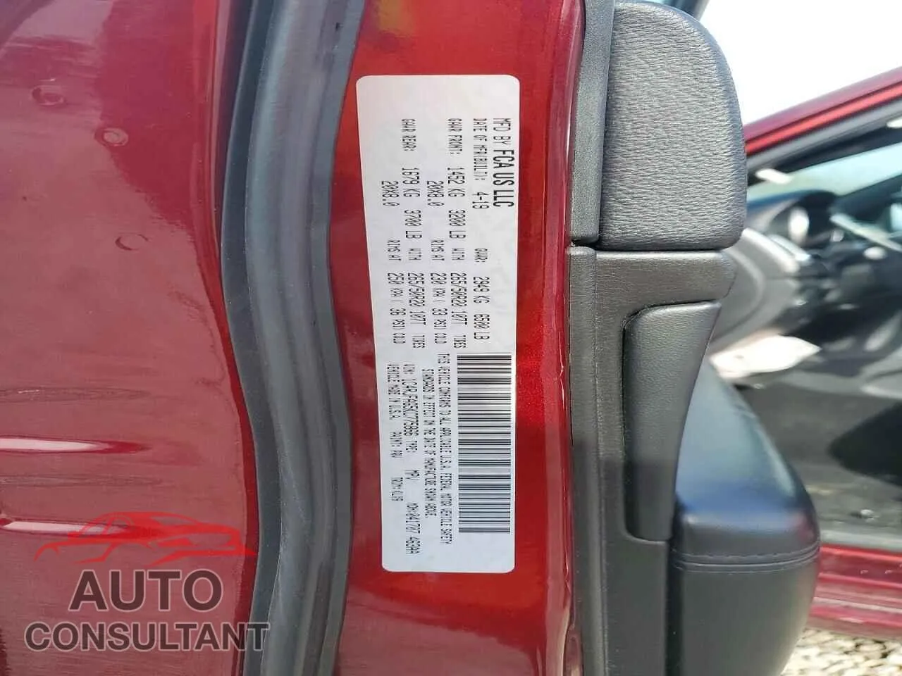 2019 JEEP GRAND CHER Damaged VIN 1C4RJFAG5KC775866 – photo 13