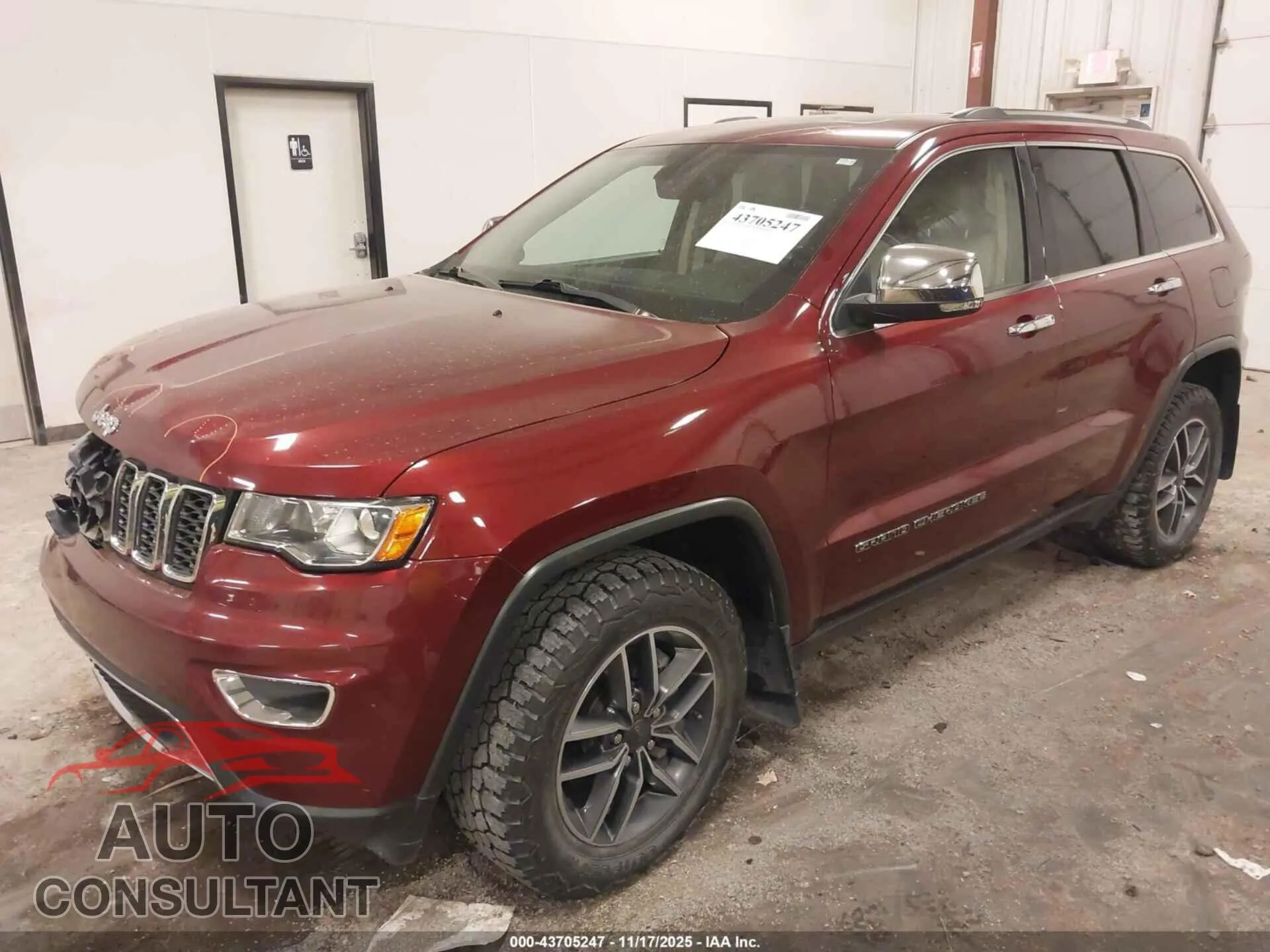 2020 JEEP GRAND CHEROKEE Damaged VIN 1C4RJFBG6LC144463 – rear exterior