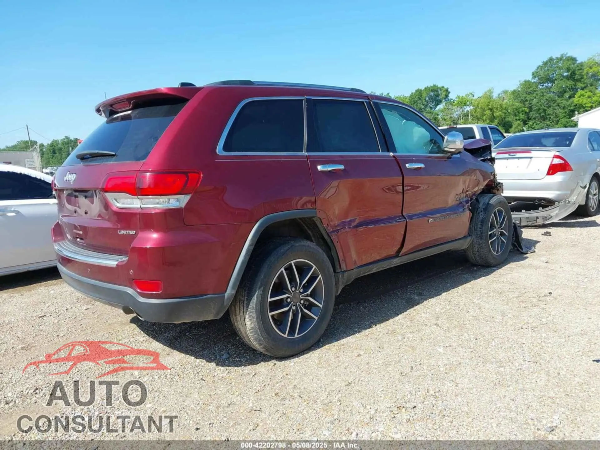 2022 JEEP GRAND CHEROKEE WK Damaged VIN 1C4RJFBG7NC167320 – dashboard