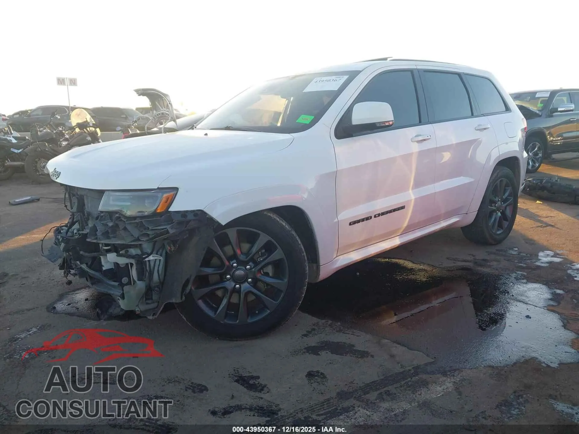 2018 JEEP GRAND CHEROKEE Damaged VIN 1C4RJFCT6JC137585 – rear exterior