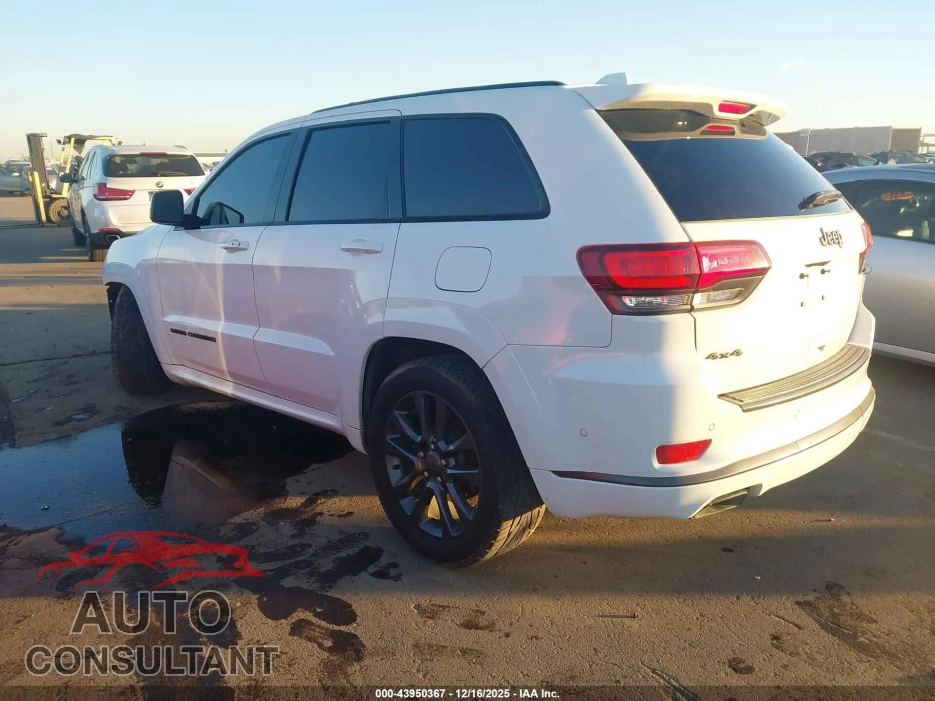 2018 JEEP GRAND CHEROKEE Damaged VIN 1C4RJFCT6JC137585 – side profile