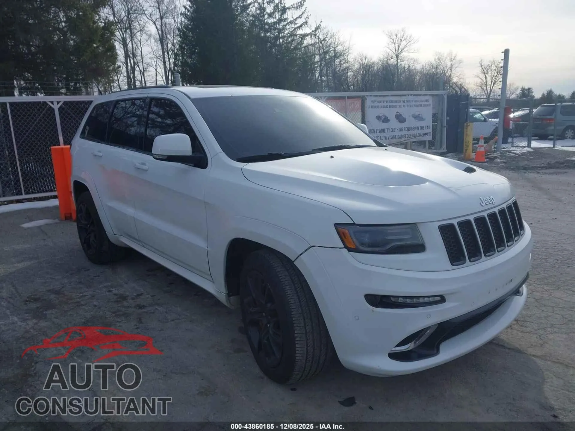 2016 JEEP GRAND CHEROKEE VIN 1C4RJFDJ8GC398934