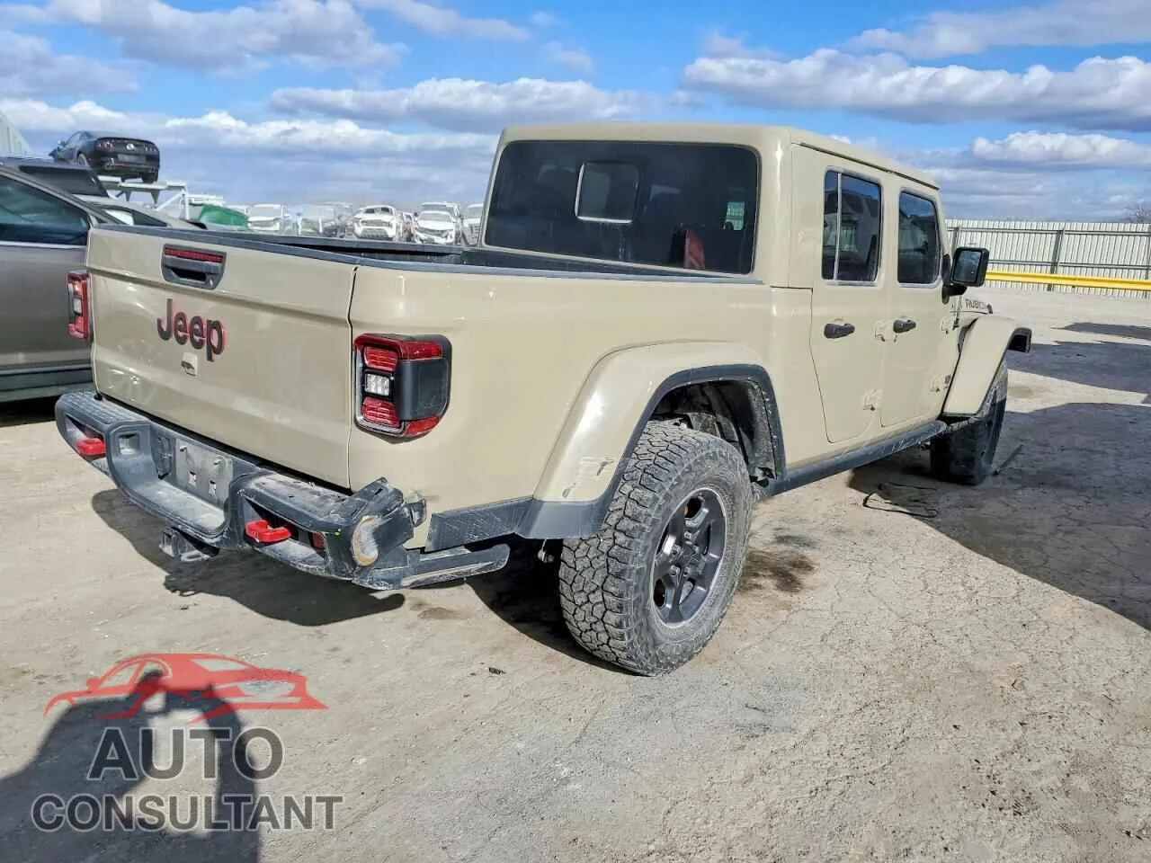 2022 JEEP GLADIATOR Damaged VIN 1C6JJTBG0NL165167 – side profile