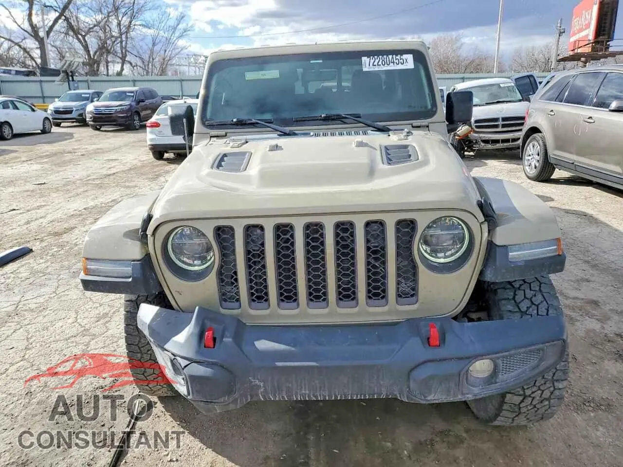 2022 JEEP GLADIATOR Damaged VIN 1C6JJTBG0NL165167 – interior seats