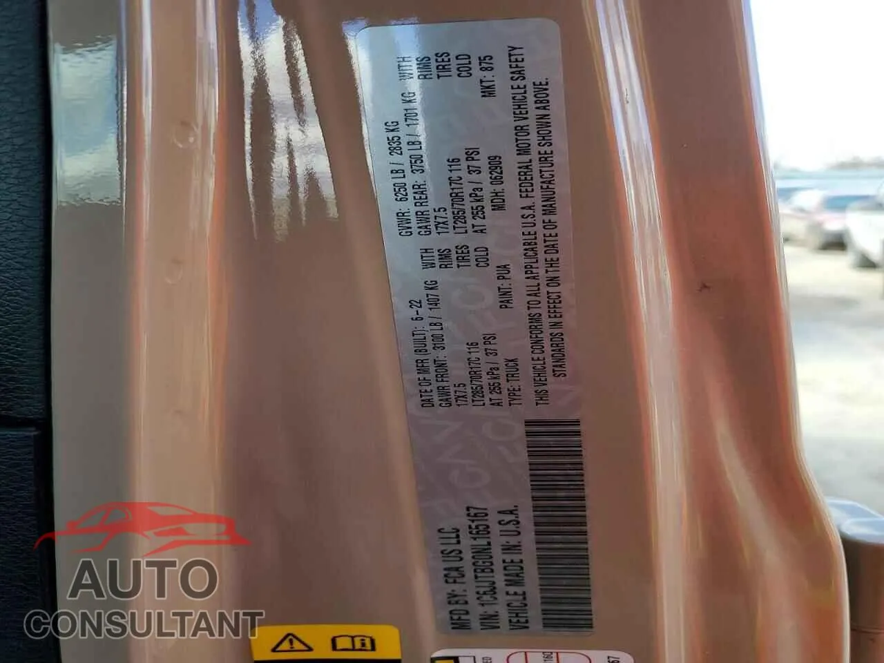2022 JEEP GLADIATOR Damaged VIN 1C6JJTBG0NL165167 – photo 12