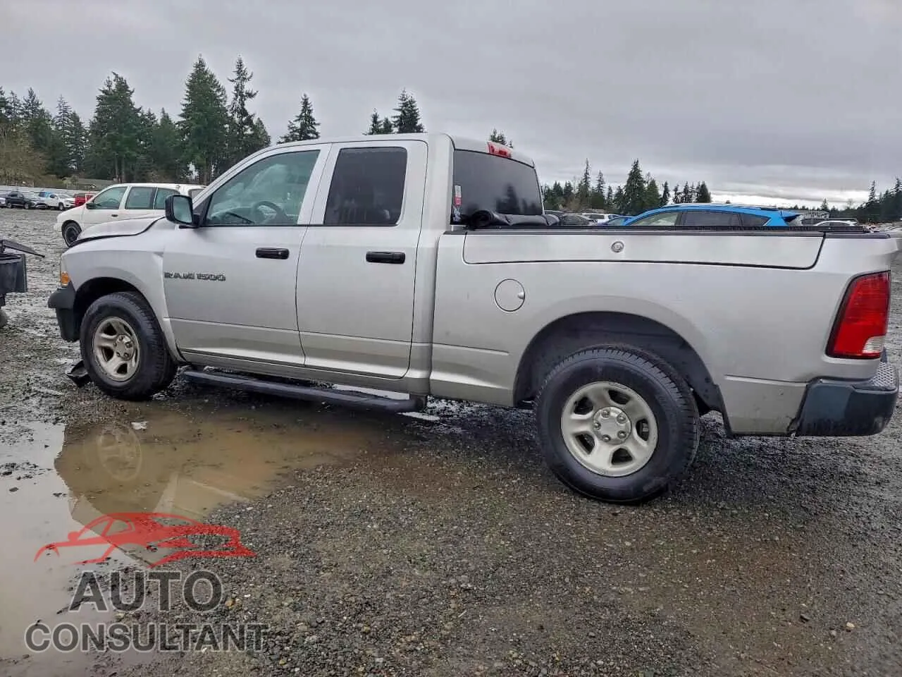 2012 DODGE RAM 1500 Damaged VIN 1C6RD6FP6CS253715 – rear exterior