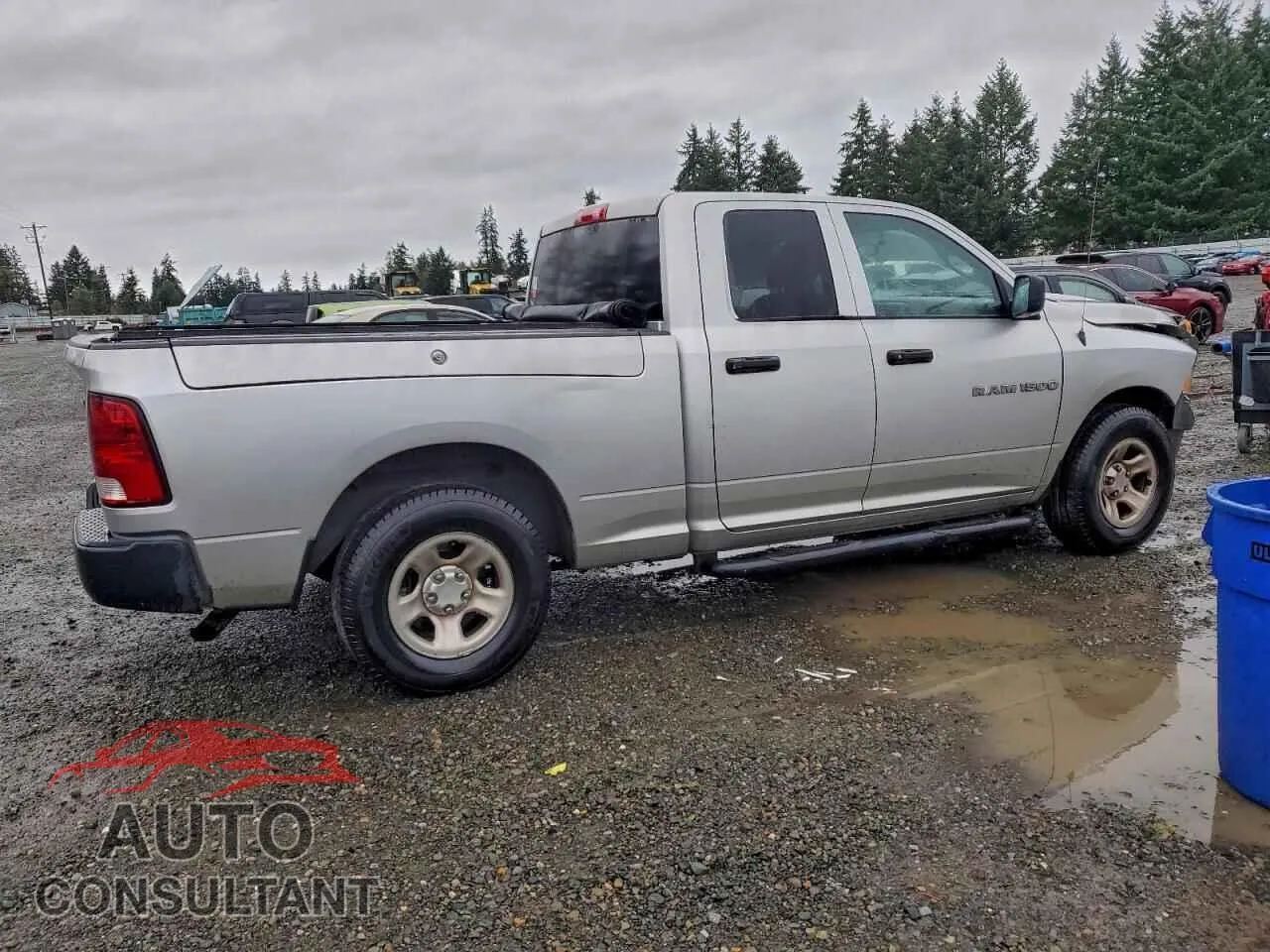 2012 DODGE RAM 1500 Damaged VIN 1C6RD6FP6CS253715 – side profile